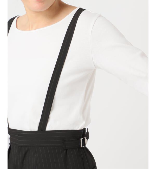 U by SPICK&SPAN「《予約》2WAYトロタックサスペンダーパンツ」|スラックス|