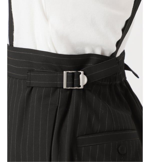 U by SPICK&SPAN「《予約》2WAYトロタックサスペンダーパンツ」|スラックス|