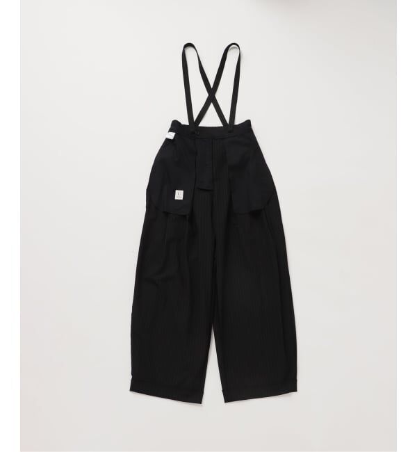 U by SPICK&SPAN「《予約》2WAYトロタックサスペンダーパンツ」|スラックス|