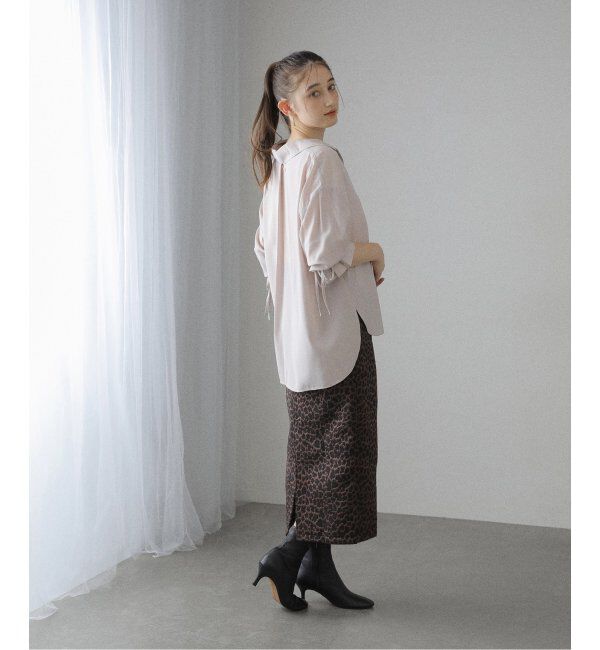  「【洗える】スキッパーオータムシャツ」|シャツ・ブラウス|