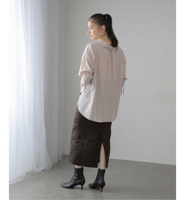  「【洗える】スキッパーオータムシャツ」|シャツ・ブラウス|