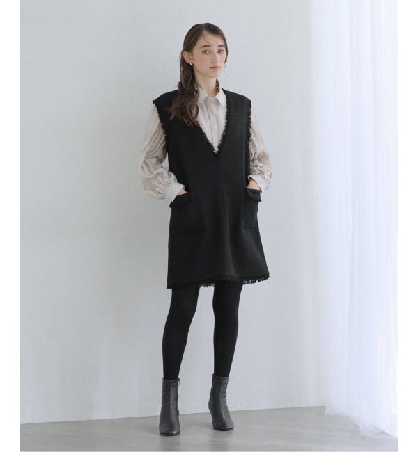  「【洗える】オーガンザプリーツブラウス」|シャツ・ブラウス|