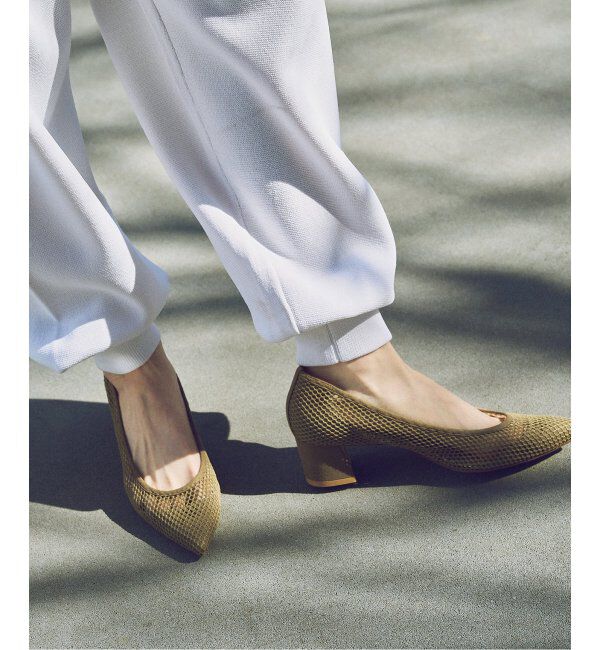  「《追加2》4.5cmポインテッドネットパンプス」|パンプス|