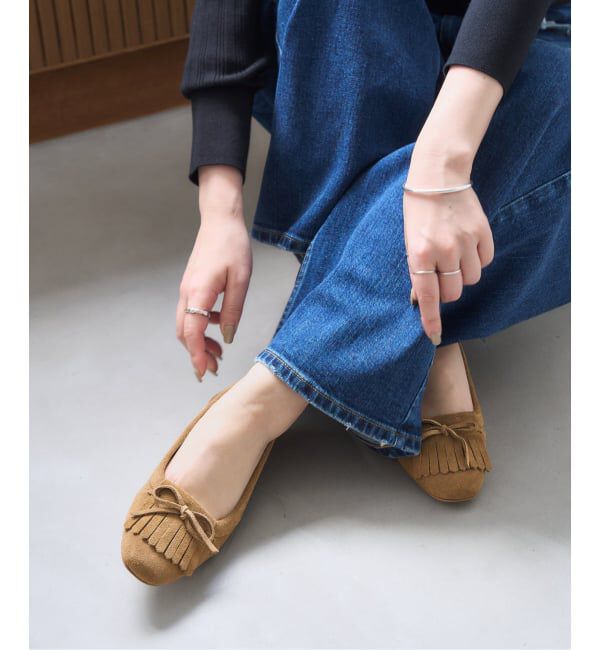  「《追加》レザーキルトタッセルフラット」|その他|