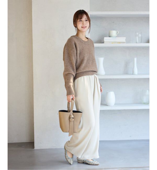  「《予約》ポインテッドツイードバレエ」|バレエシューズ|