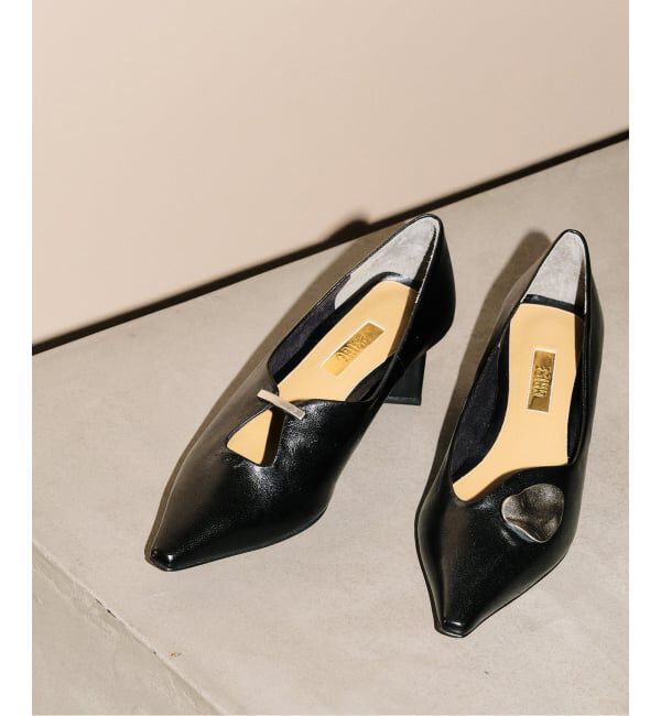 GRISE「《追加予約》GRISE5cmレザーARTYアシメカットパンプス」|パンプス|