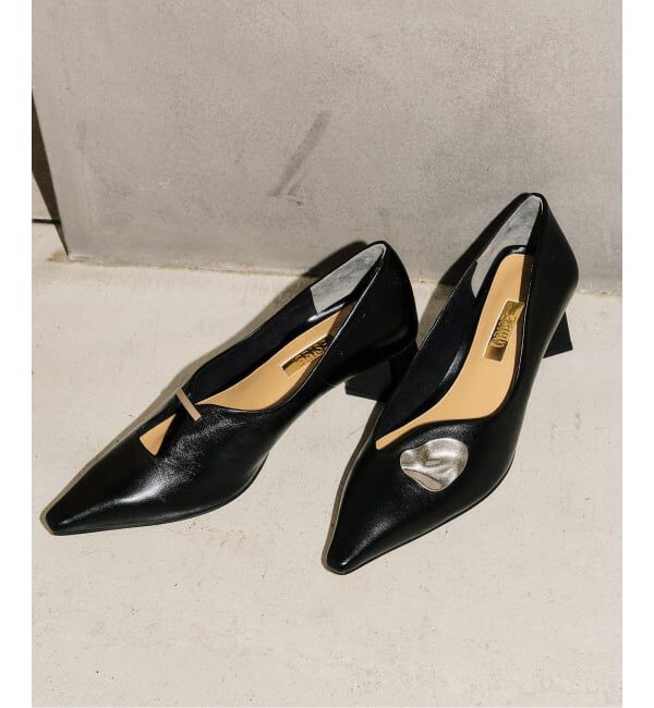 GRISE「《追加予約》GRISE5cmレザーARTYアシメカットパンプス」|パンプス|