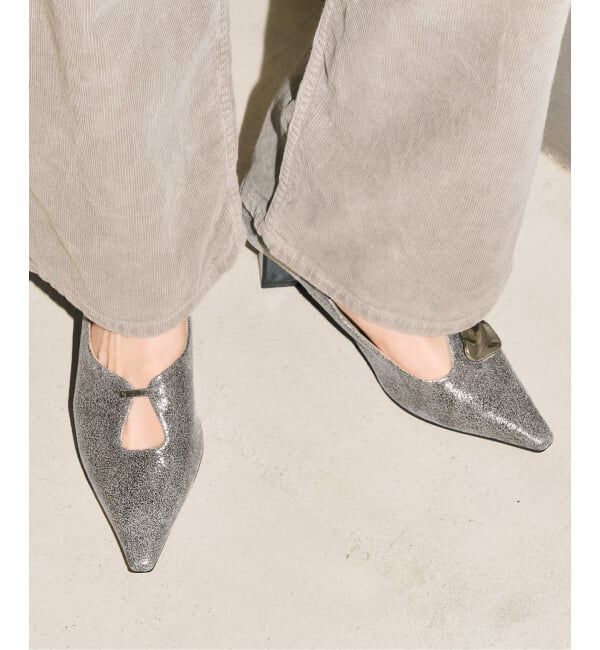 GRISE「《追加予約》GRISE5cmレザーARTYアシメカットパンプス」|パンプス|