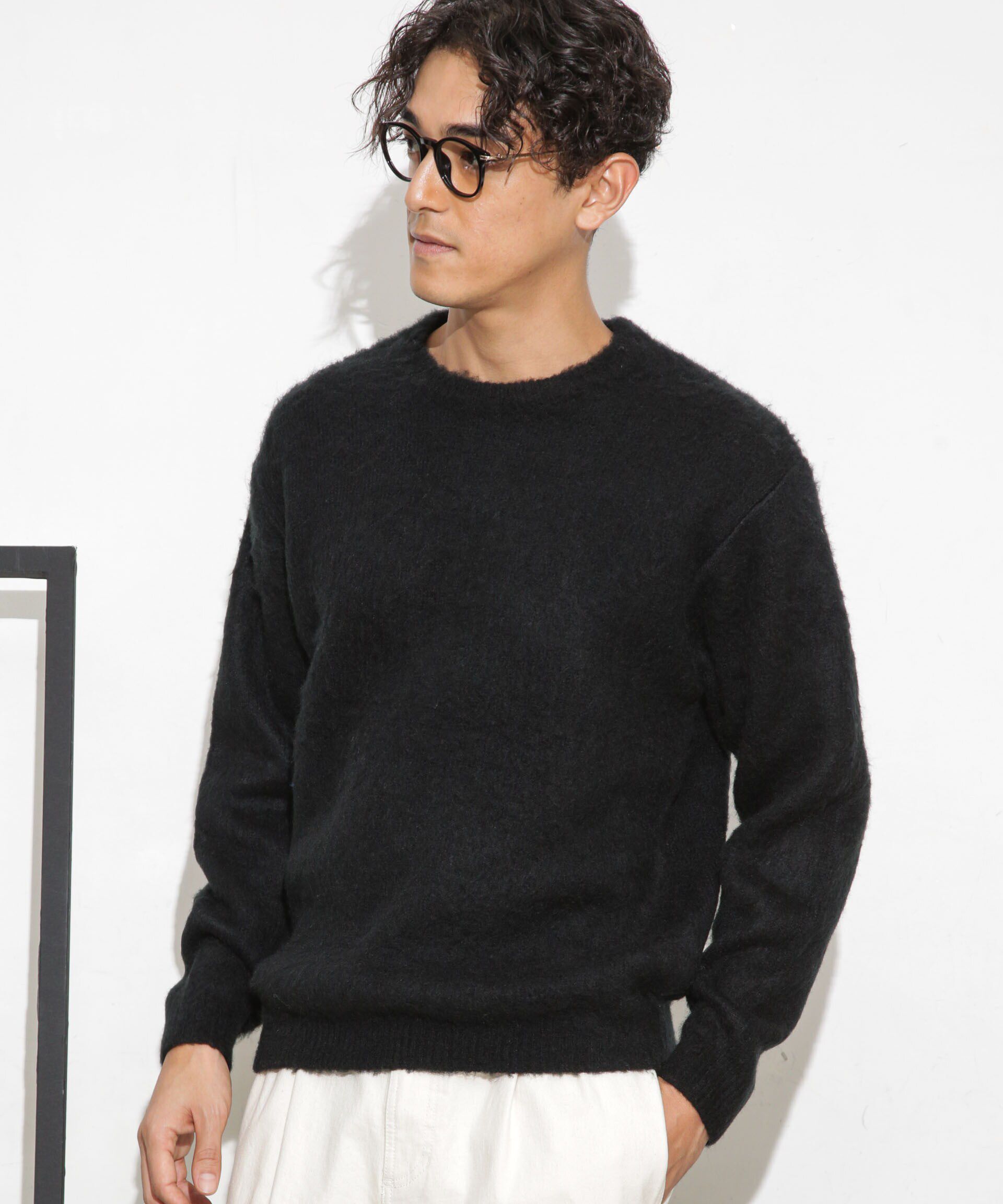 nano･universe「モヘアライクカラーニット」|ニット・セーター|