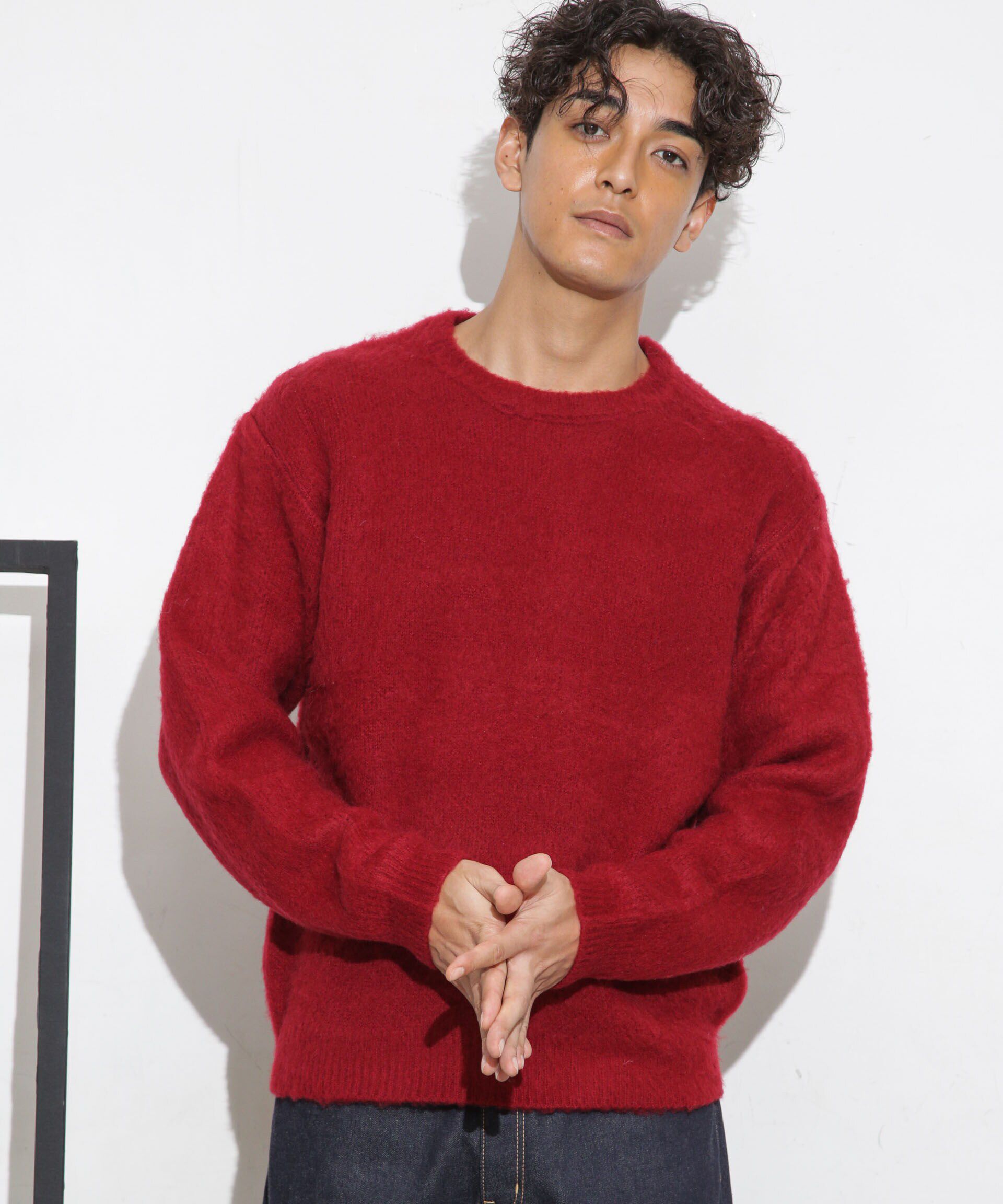 nano･universe「モヘアライクカラーニット」|ニット・セーター|