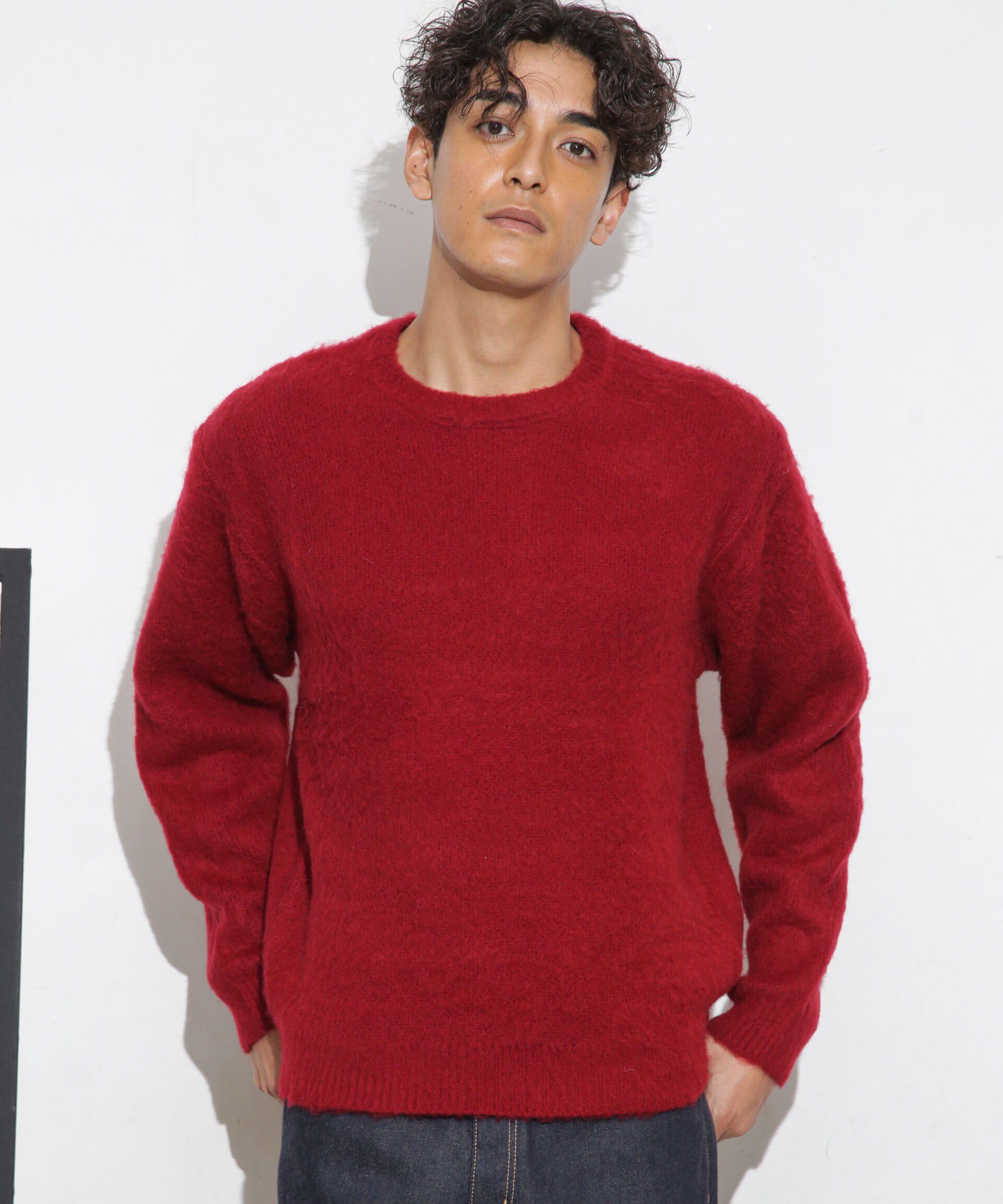 nano･universe「モヘアライクカラーニット」|ニット・セーター|