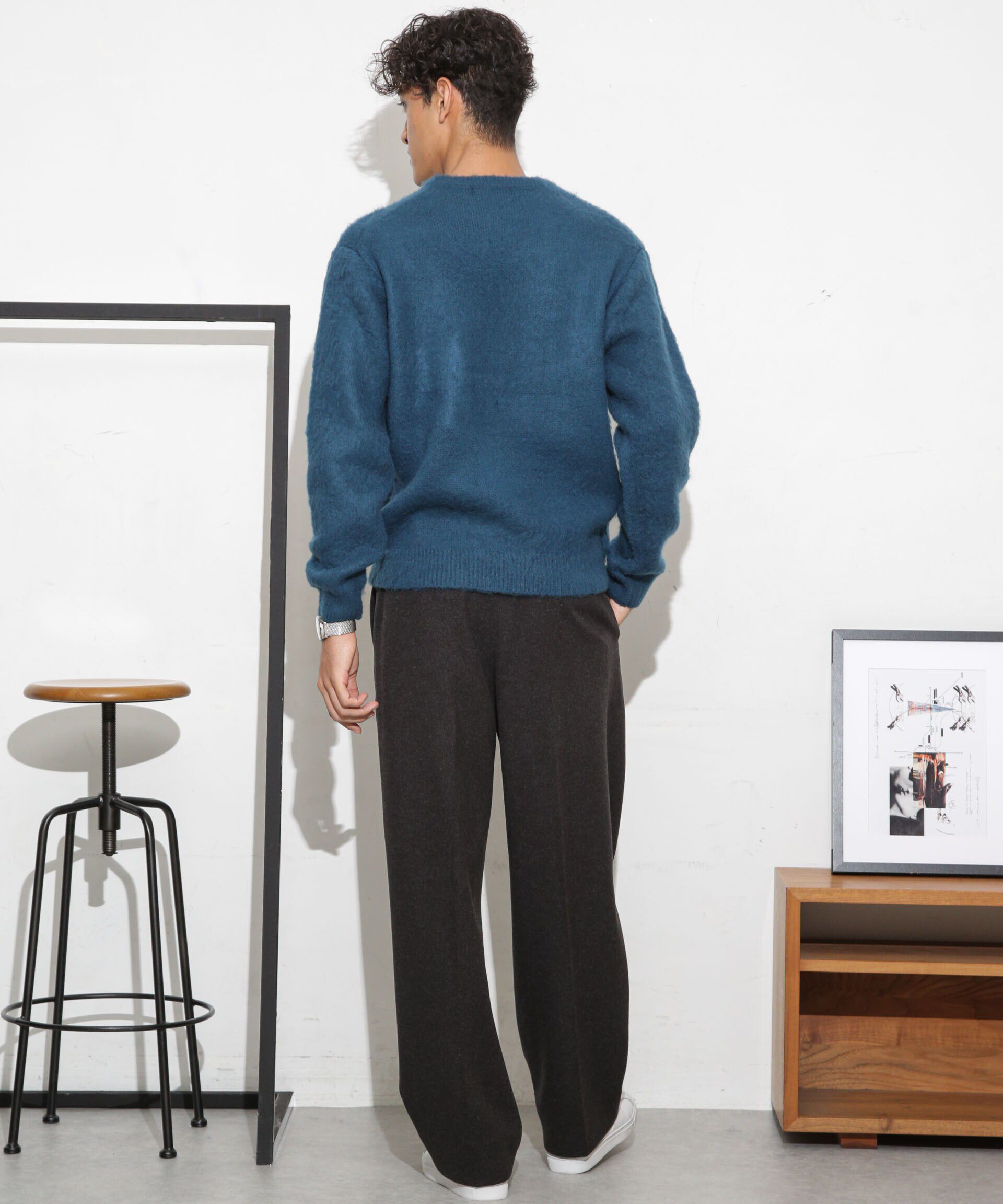 nano･universe「モヘアライクカラーニット」|ニット・セーター|