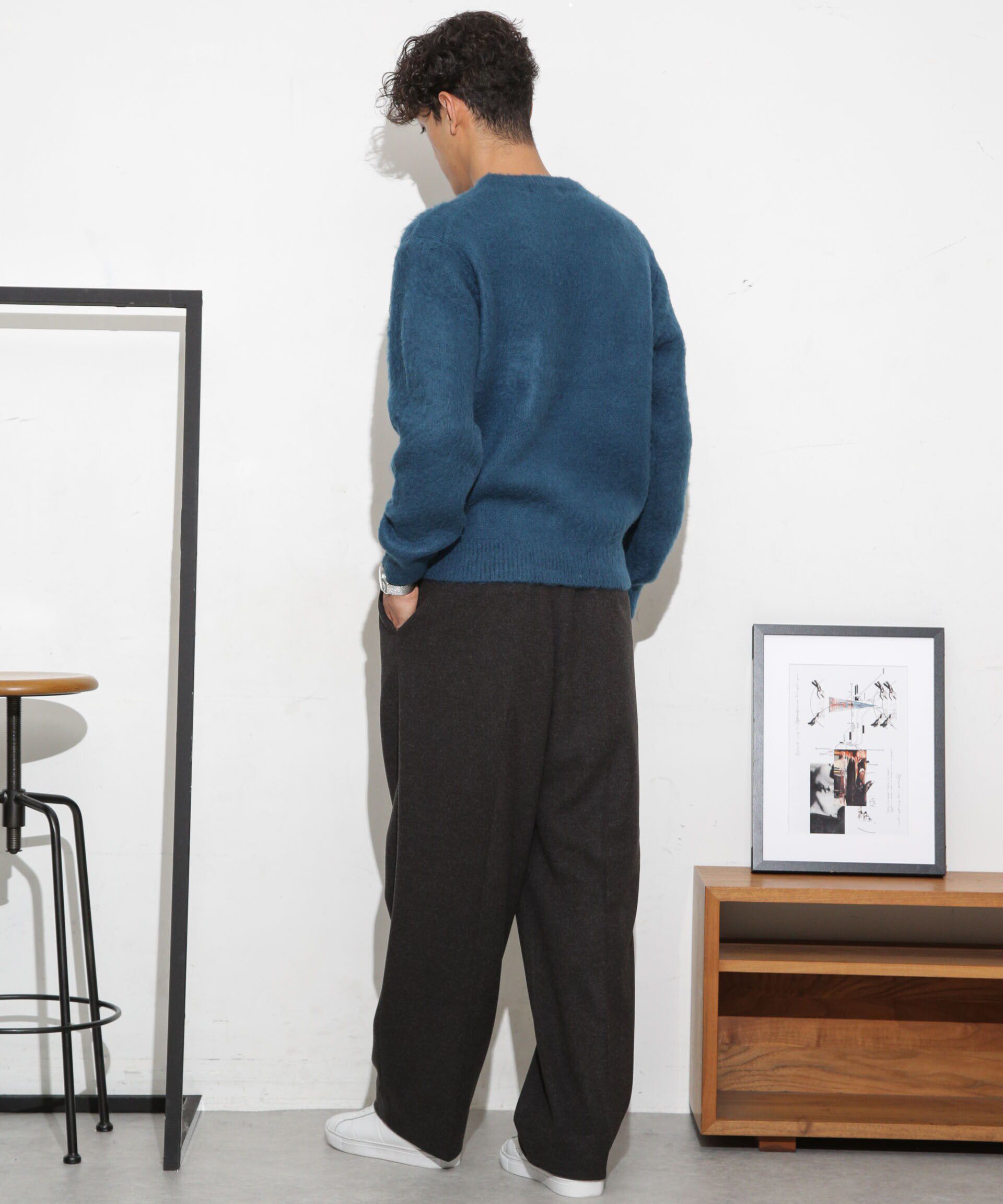 nano･universe「モヘアライクカラーニット」|ニット・セーター|