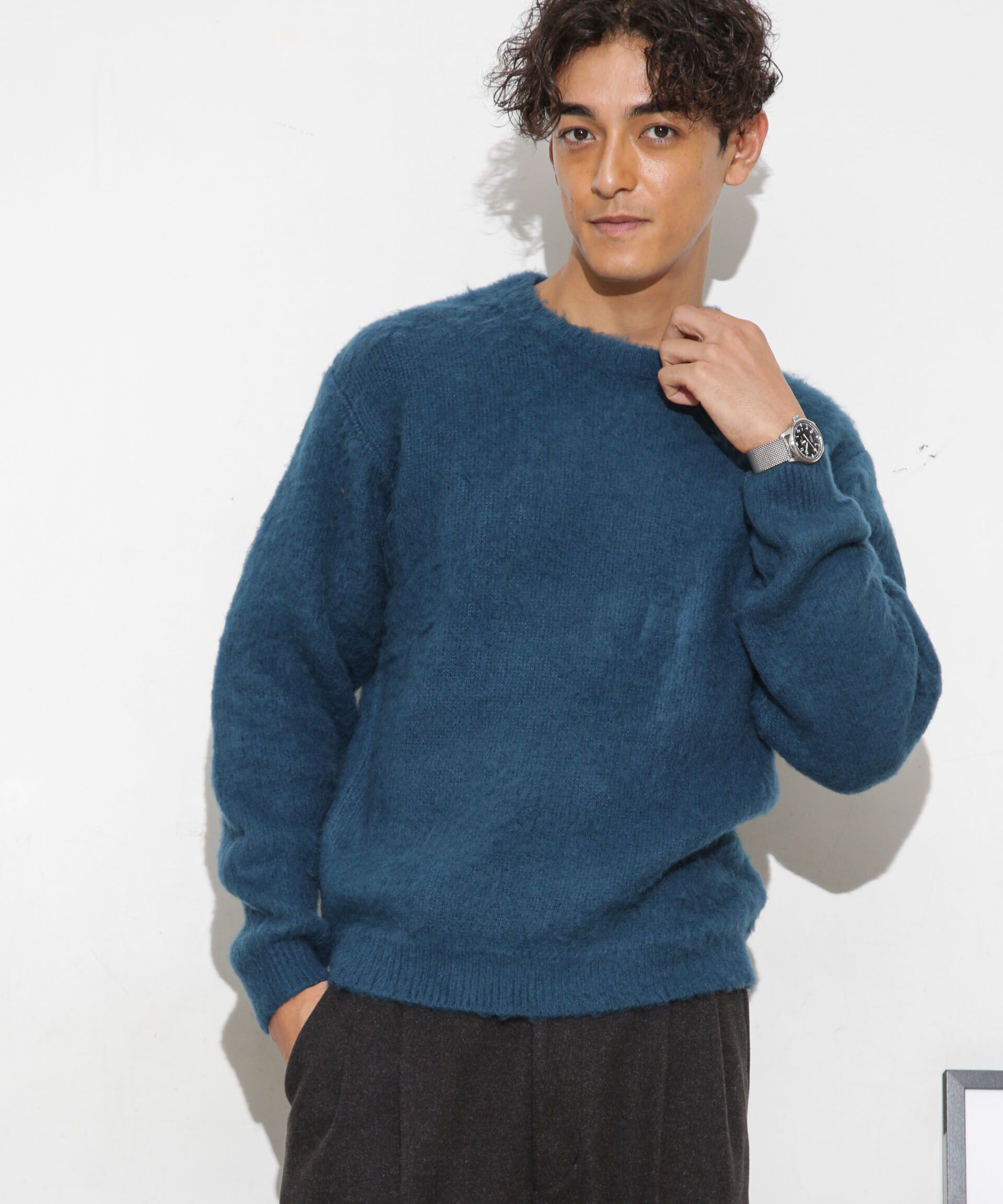 nano･universe「モヘアライクカラーニット」|ニット・セーター|