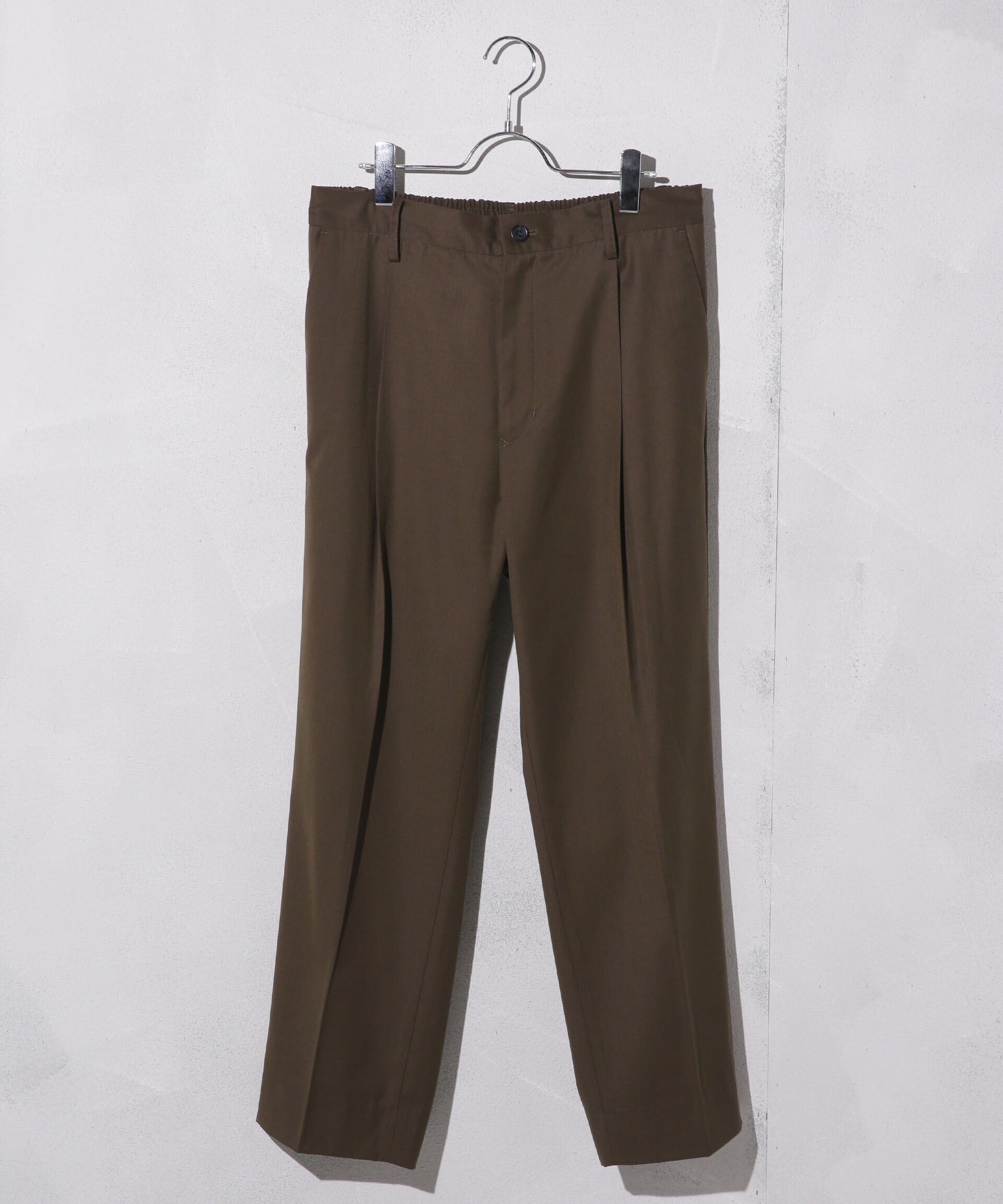 nano･universe「WEB限定/「Commonuse」ギャバジンイージーテーパードパンツ」|その他|