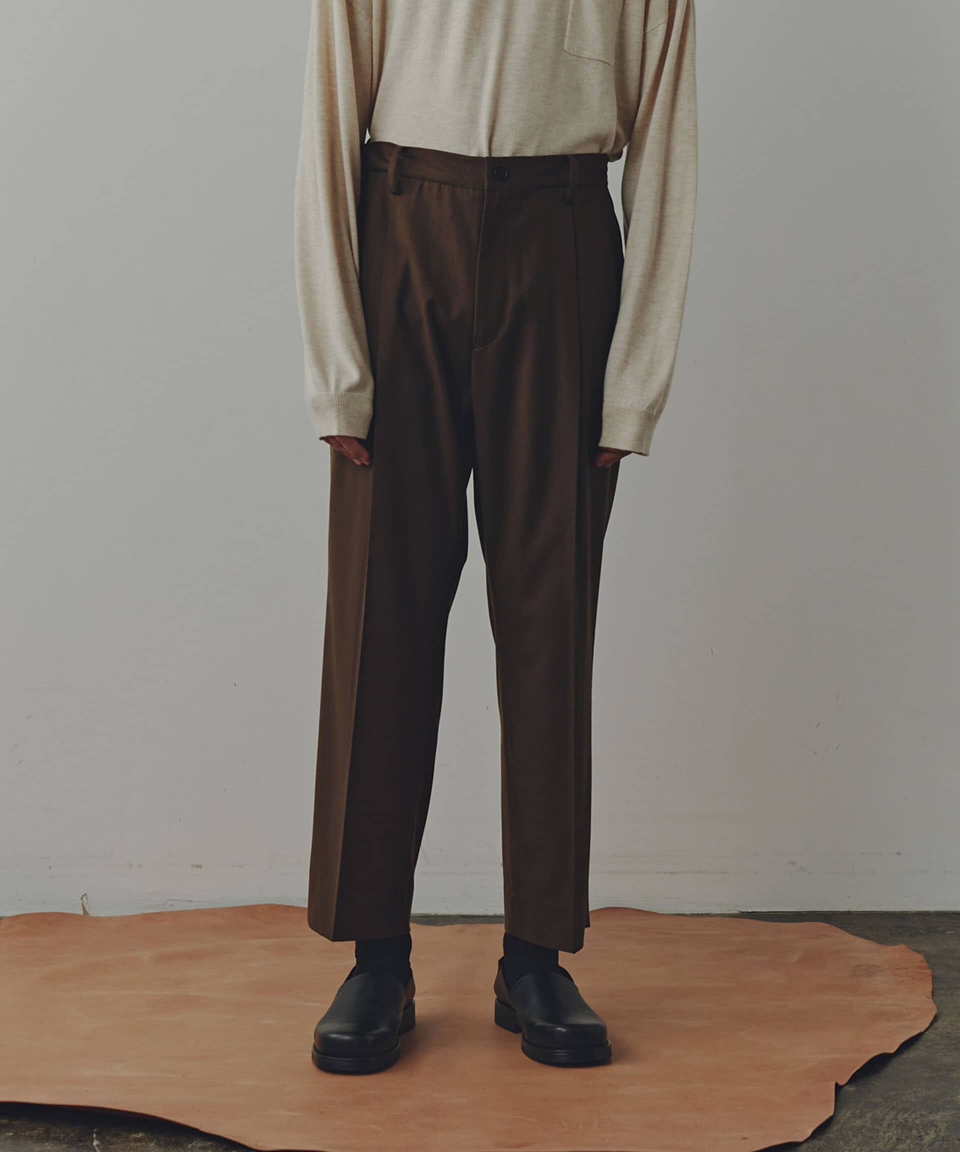 nano･universe「WEB限定/「Commonuse」ギャバジンイージーテーパードパンツ」|その他|