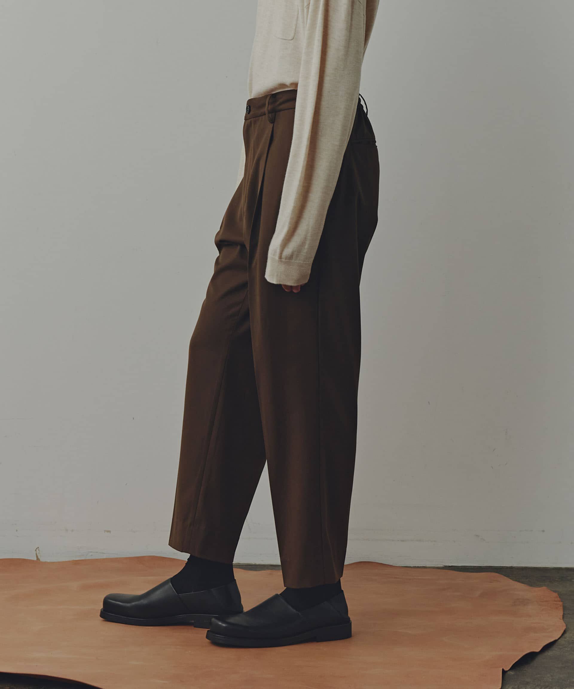 nano･universe「WEB限定/「Commonuse」ギャバジンイージーテーパードパンツ」|その他|