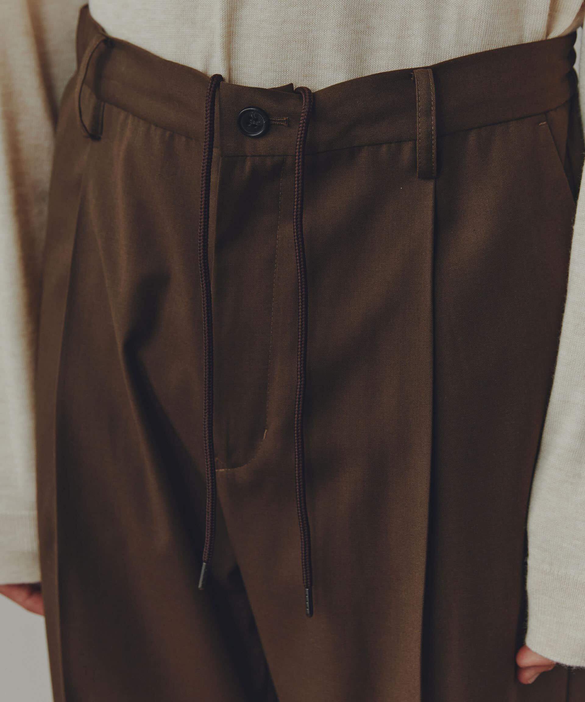 nano･universe「WEB限定/「Commonuse」ギャバジンイージーテーパードパンツ」|その他|