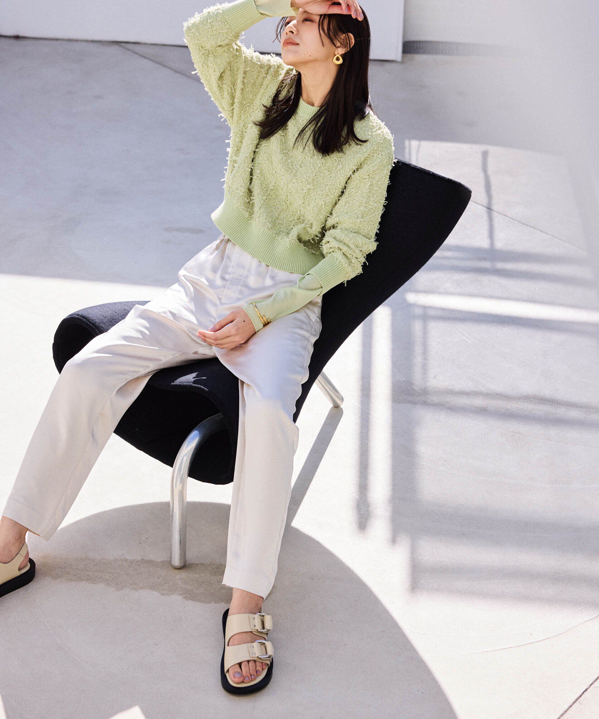 nano･universe「サテンセミワイドイージーパンツ」|その他|