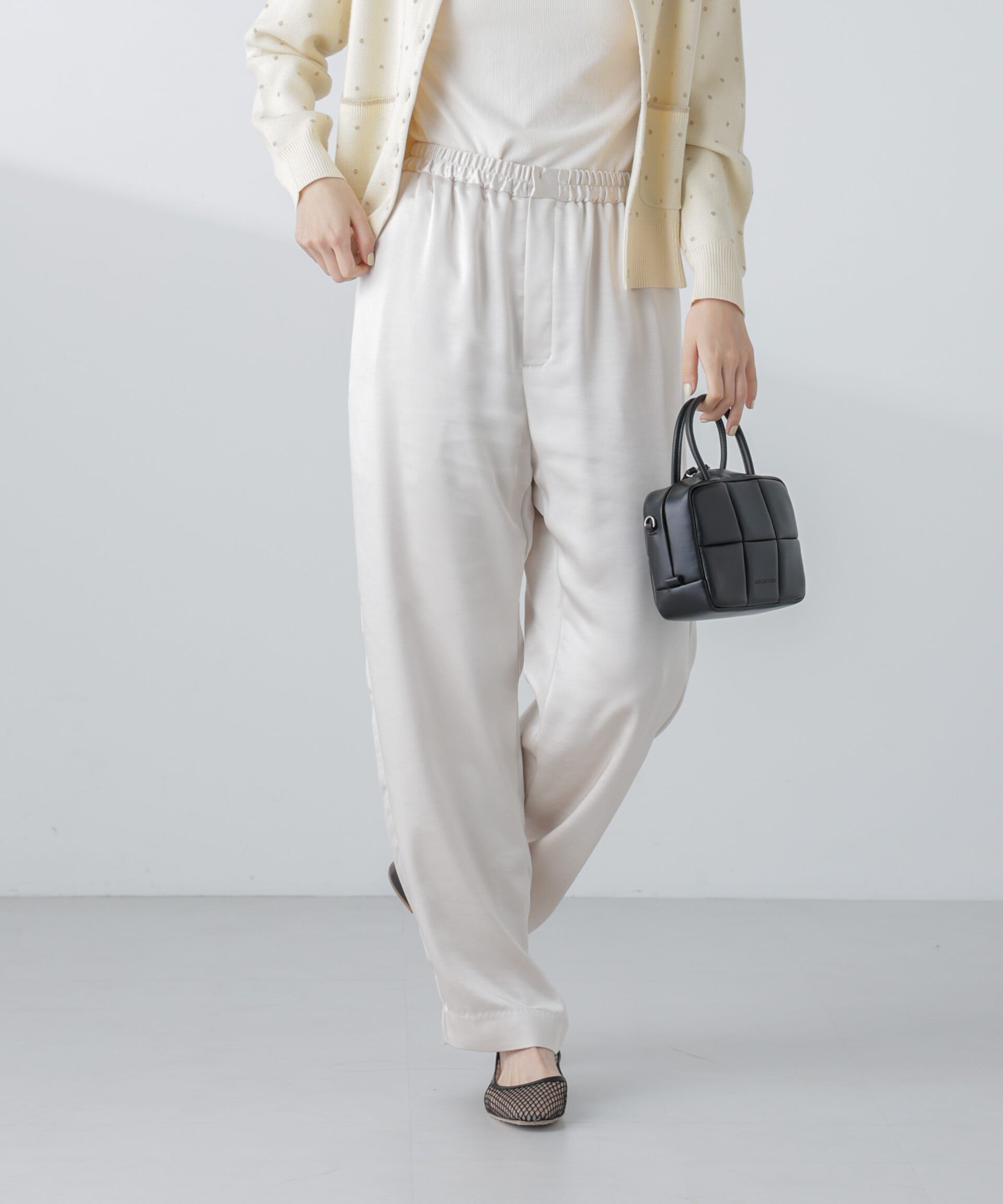 nano･universe「サテンセミワイドイージーパンツ」|その他|