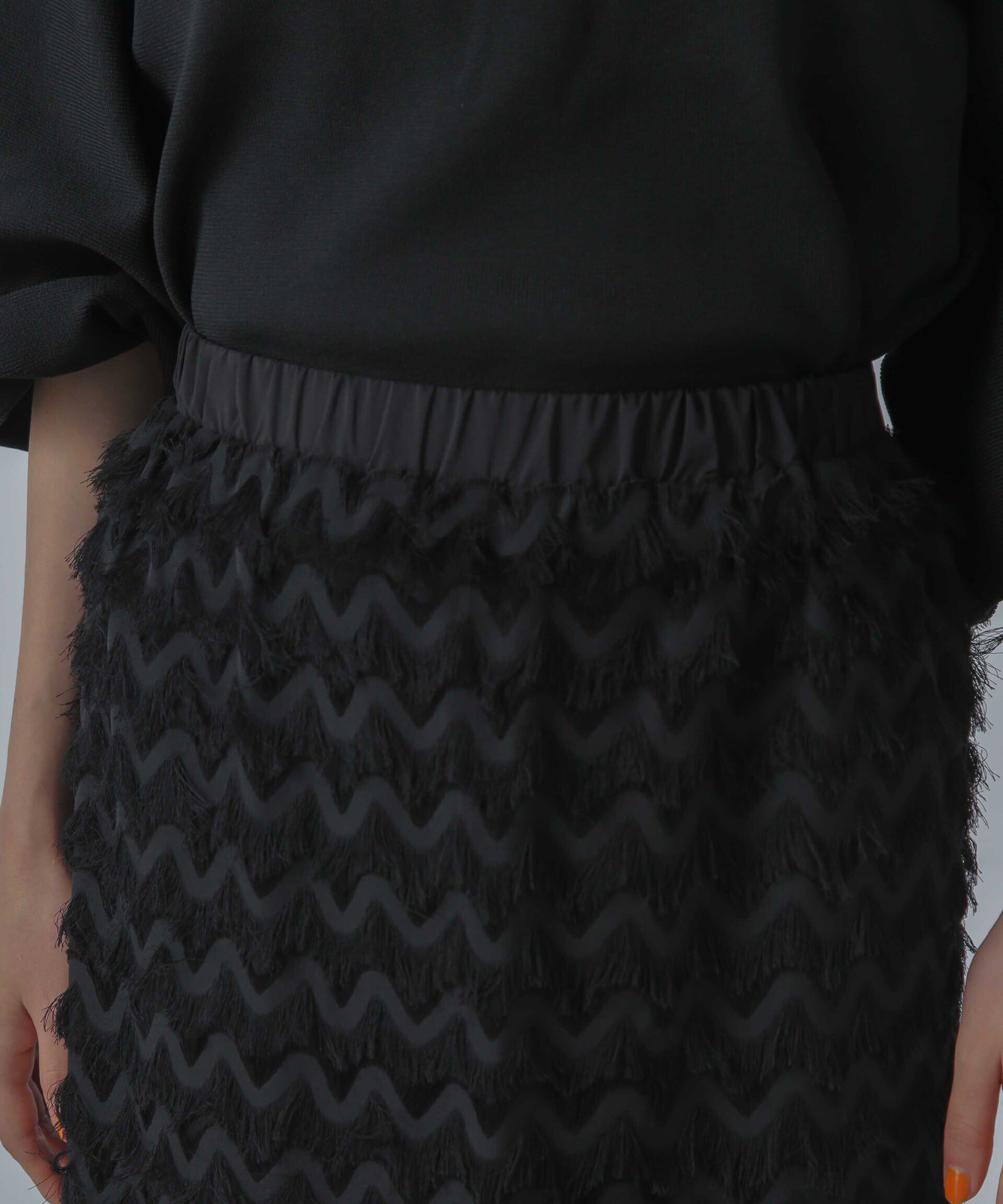 nano･universe「シャギーナロースカート」|スカート|