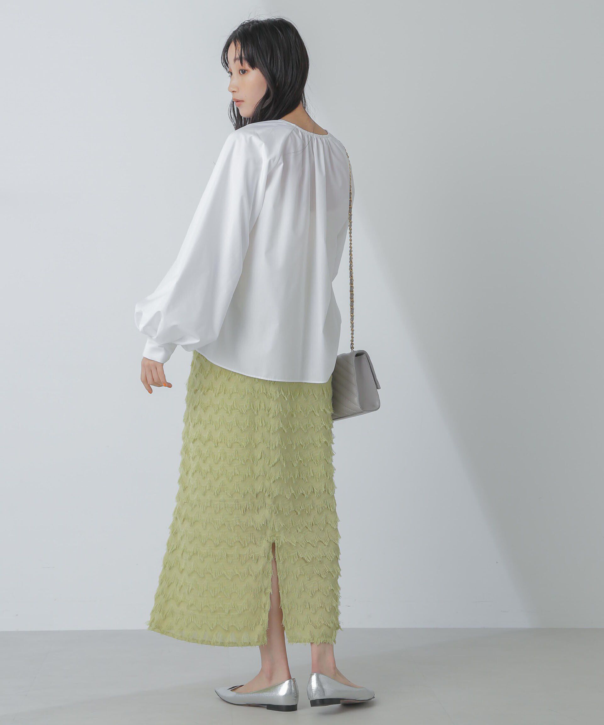 nano･universe「シャギーナロースカート」|スカート|