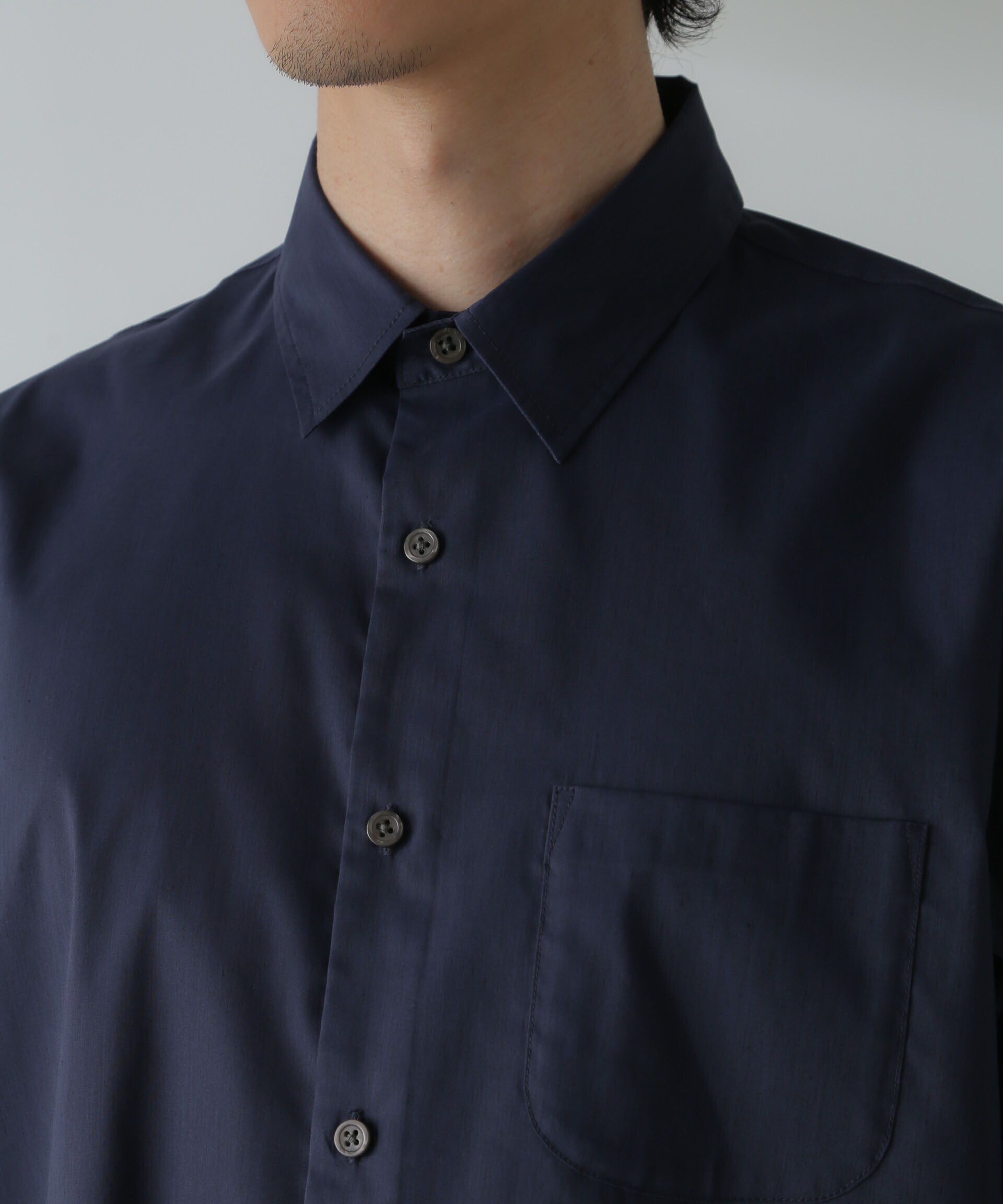 nano･universe「「ICE FLOW LINEN」レギュラーカラーシャツ 半袖」|シャツ・ブラウス|