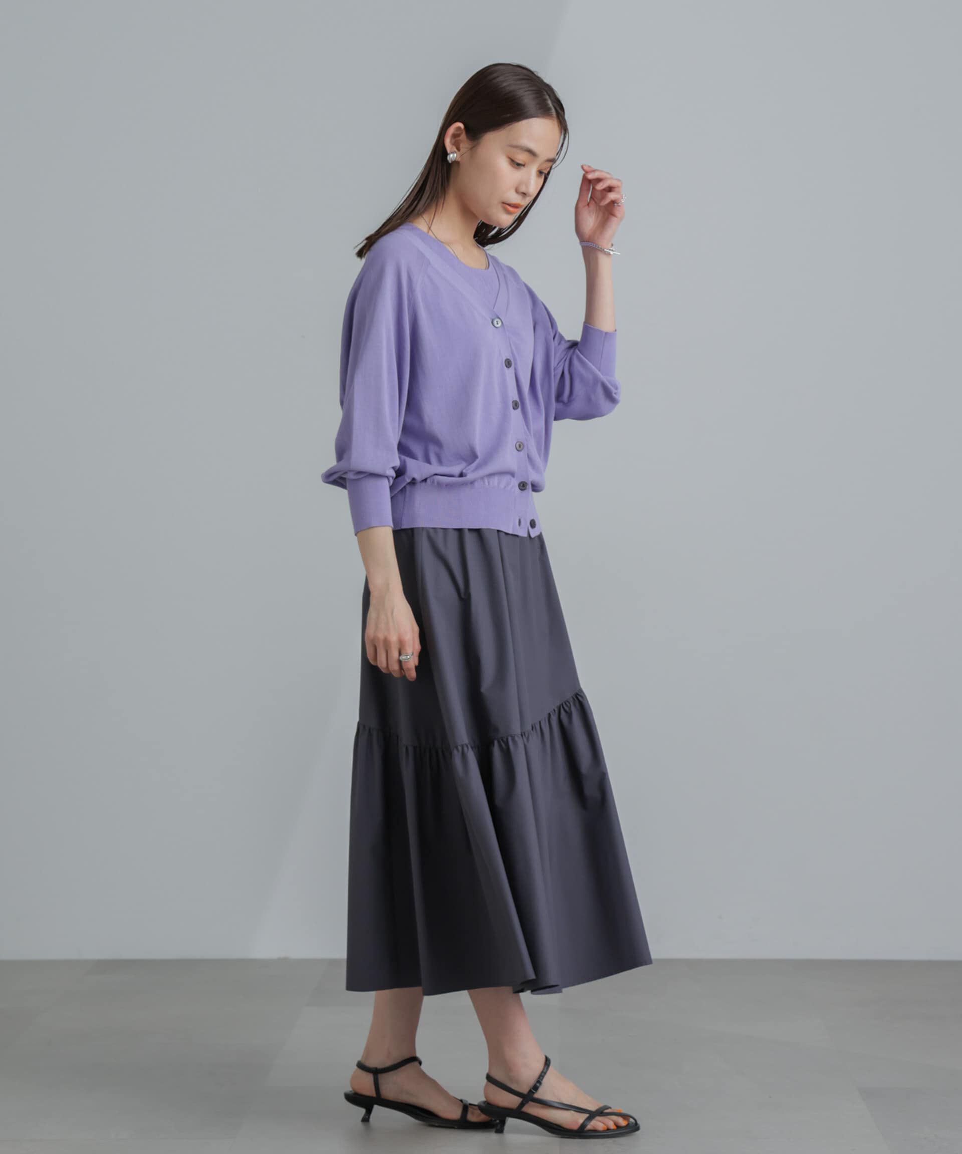 nano･universe「<撥水機能><ウォッシャブル>MINOTECH(R) アシメティアードギャザースカート」|スカート|