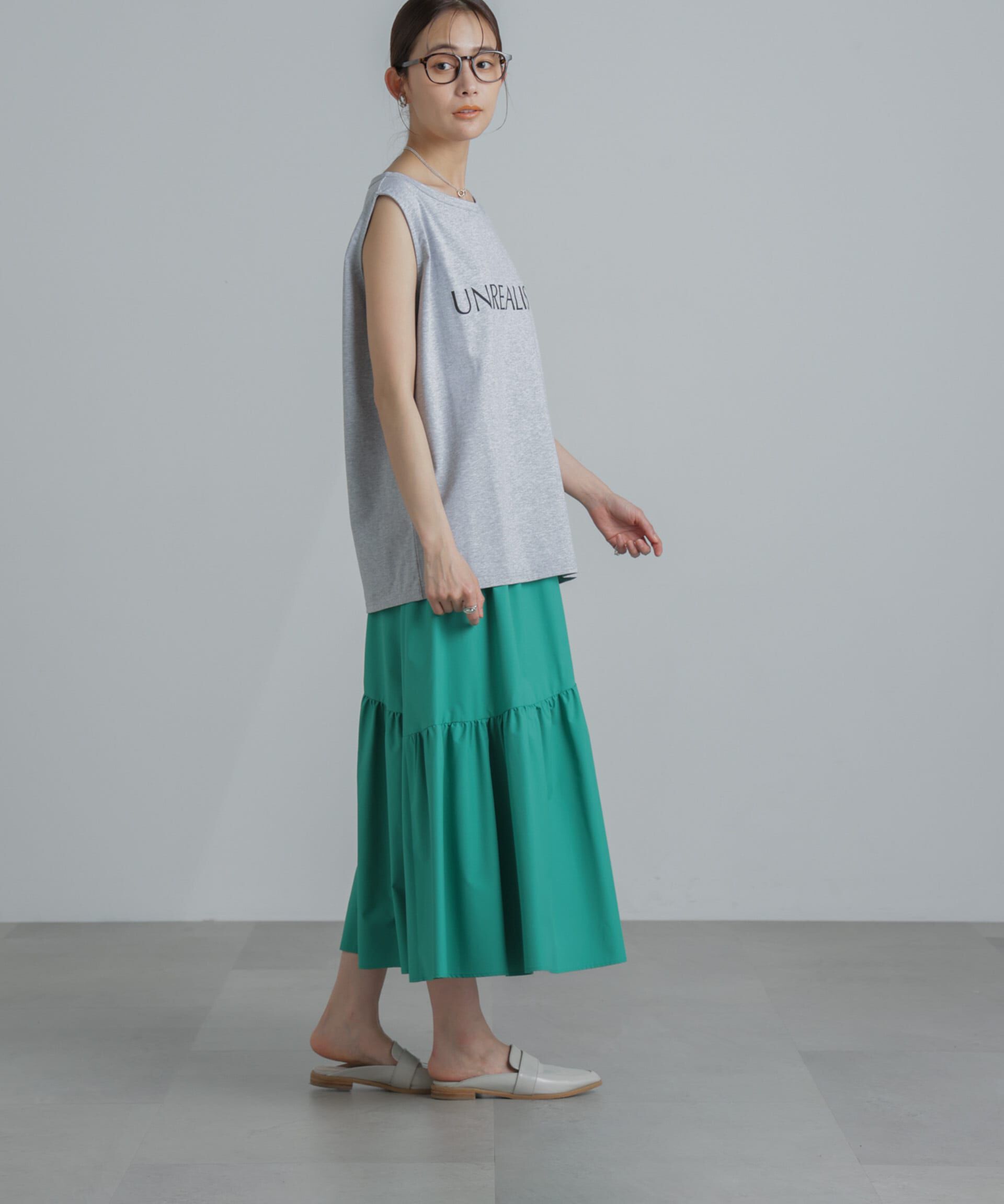 nano･universe「<撥水機能><ウォッシャブル>MINOTECH(R) アシメティアードギャザースカート」|スカート|