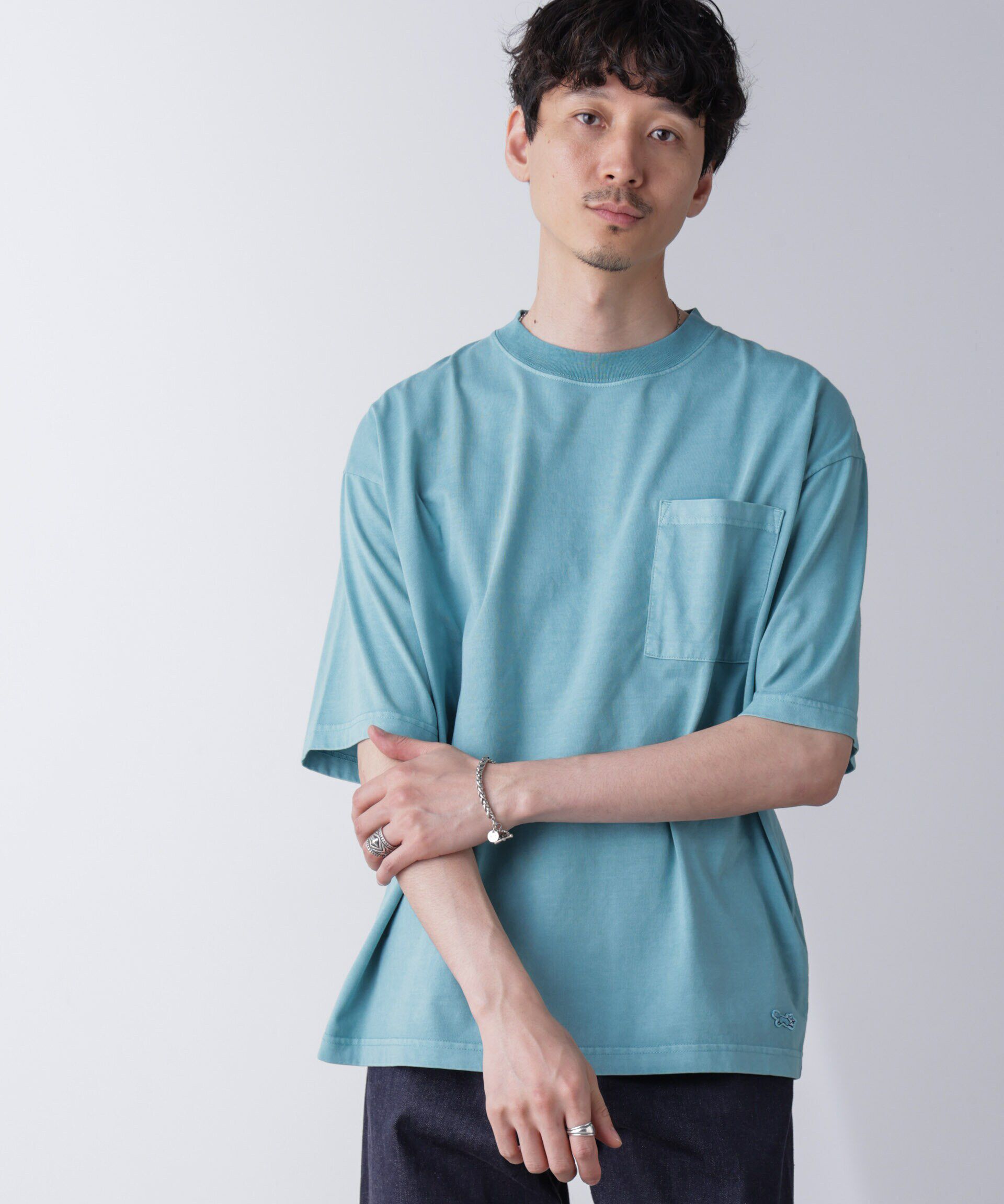 nano･universe「「PENNEYS」別注ピグメントTシャツ 半袖」|Tシャツ・カットソー|