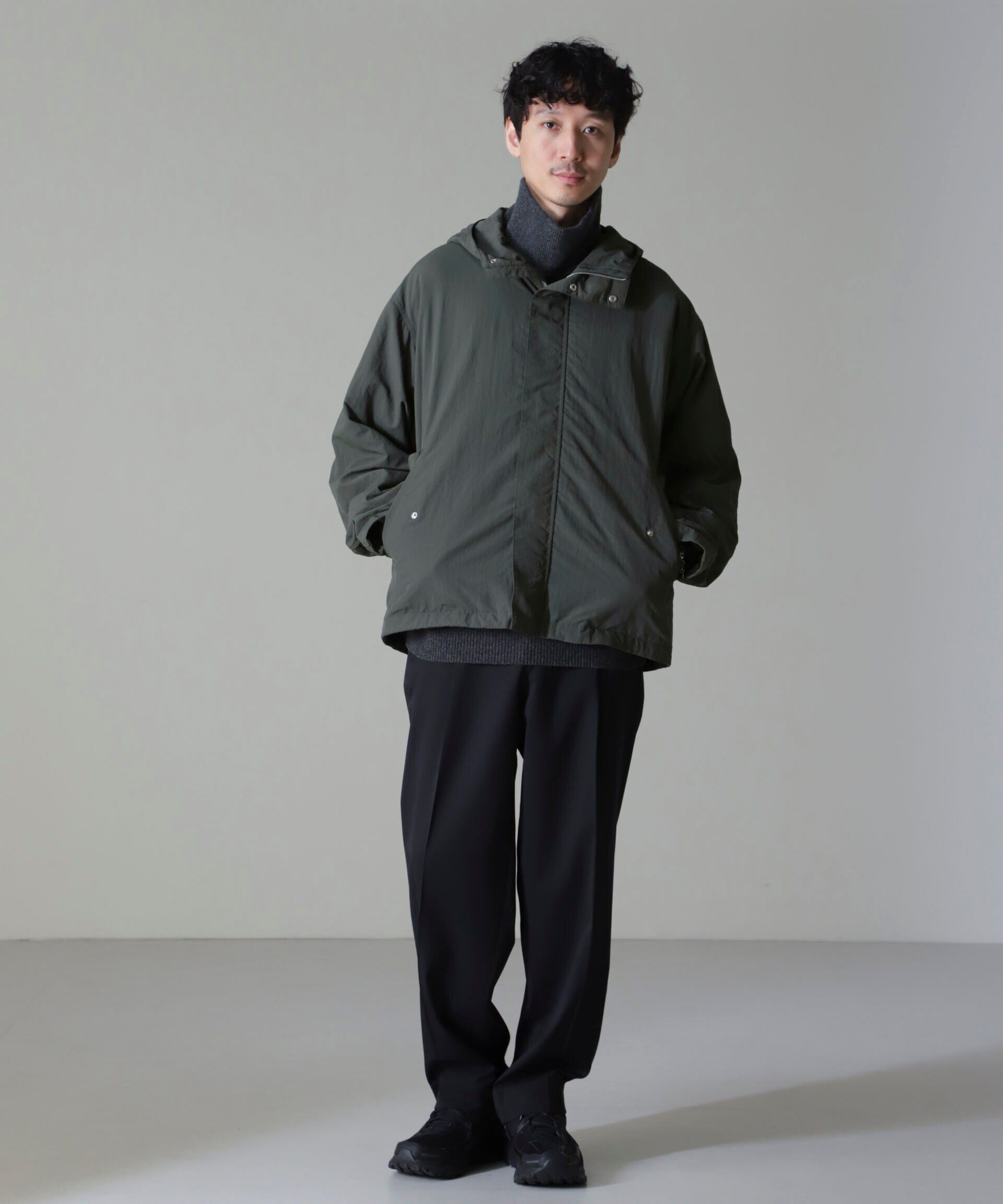 nano･universe「水溶性ボンディング撥水ショートモッズコート(セットアップ可)」|ブルゾン・スタジャン|