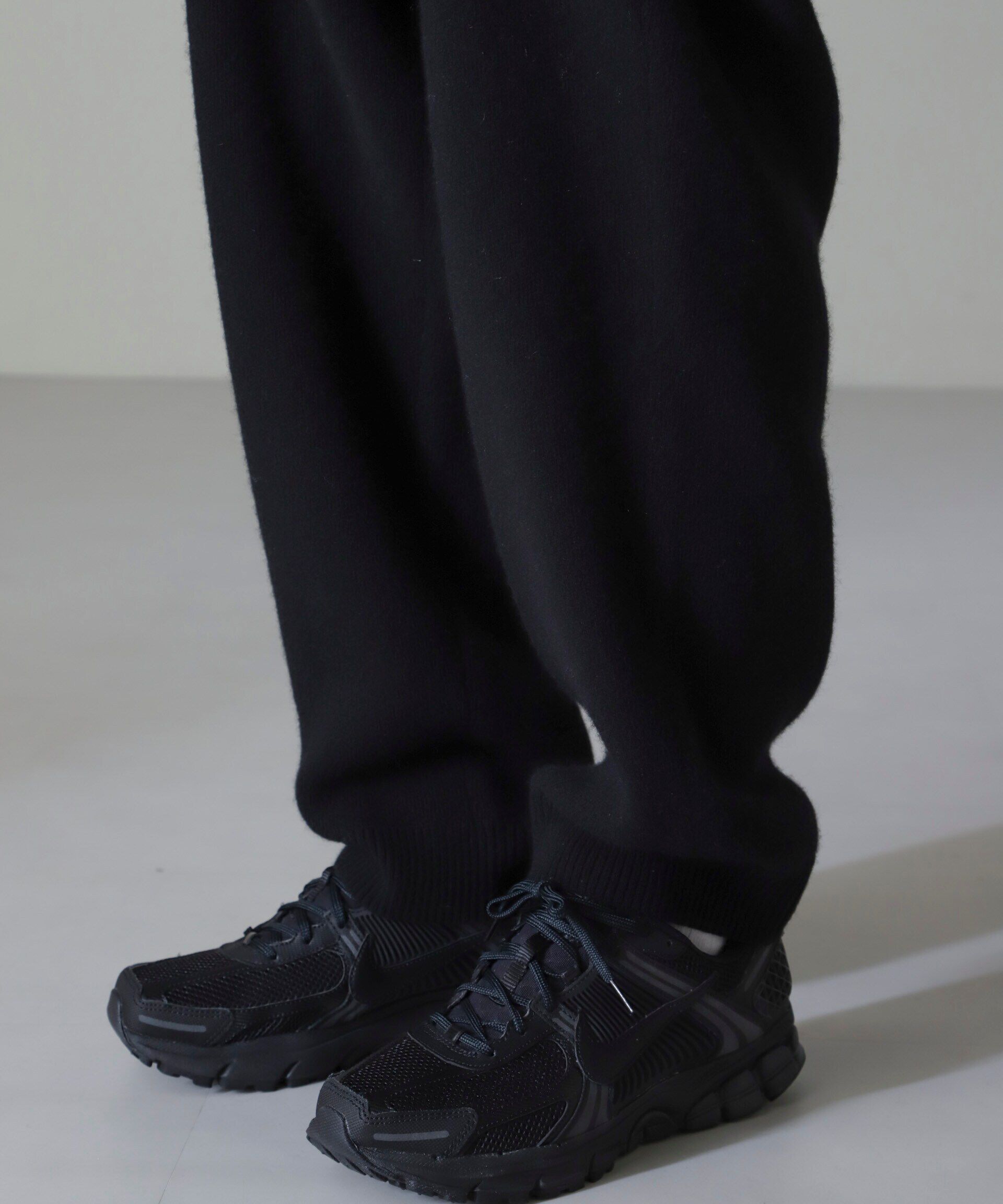 nano･universe「AQUA ウールカシミヤニットパンツ」|ニット・セーター|