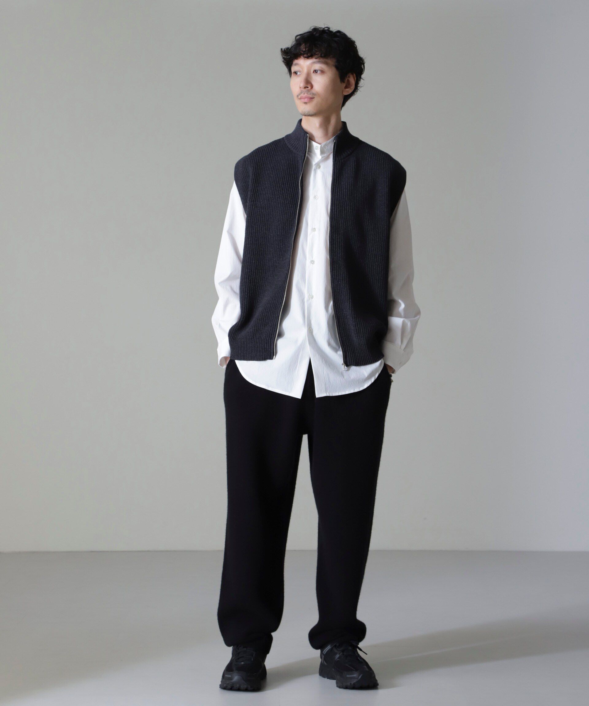 nano･universe「AQUA ウールカシミヤニットパンツ」|ニット・セーター|