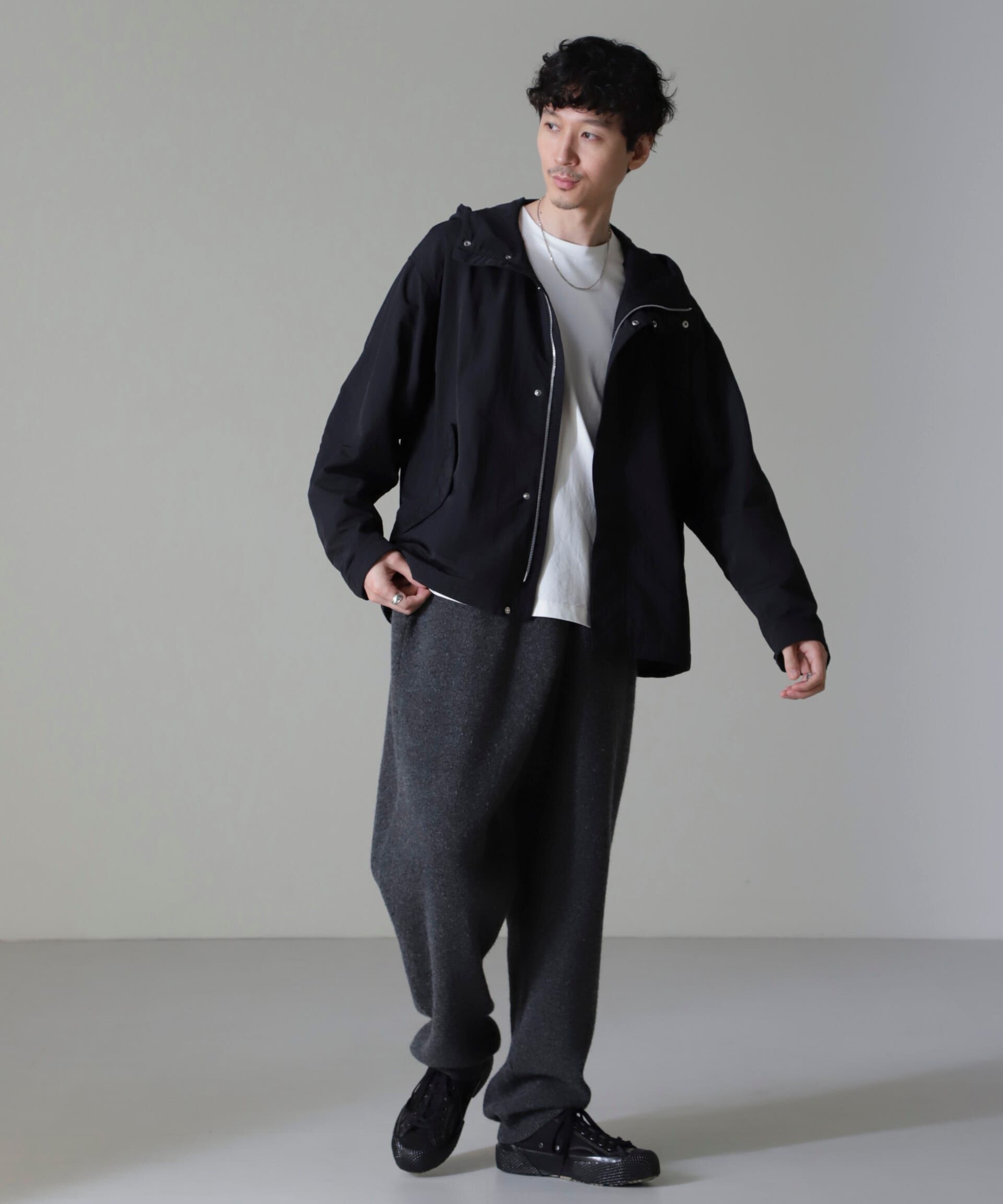 nano･universe「AQUA ウールカシミヤニットパンツ」|ニット・セーター|