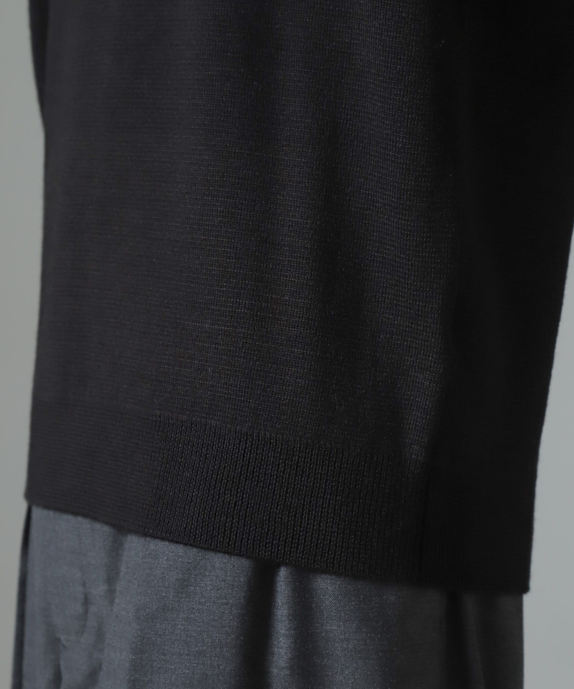 nano･universe「タスマニアミックス ミラノリブリラックスＶネックニット」|ニット・セーター|