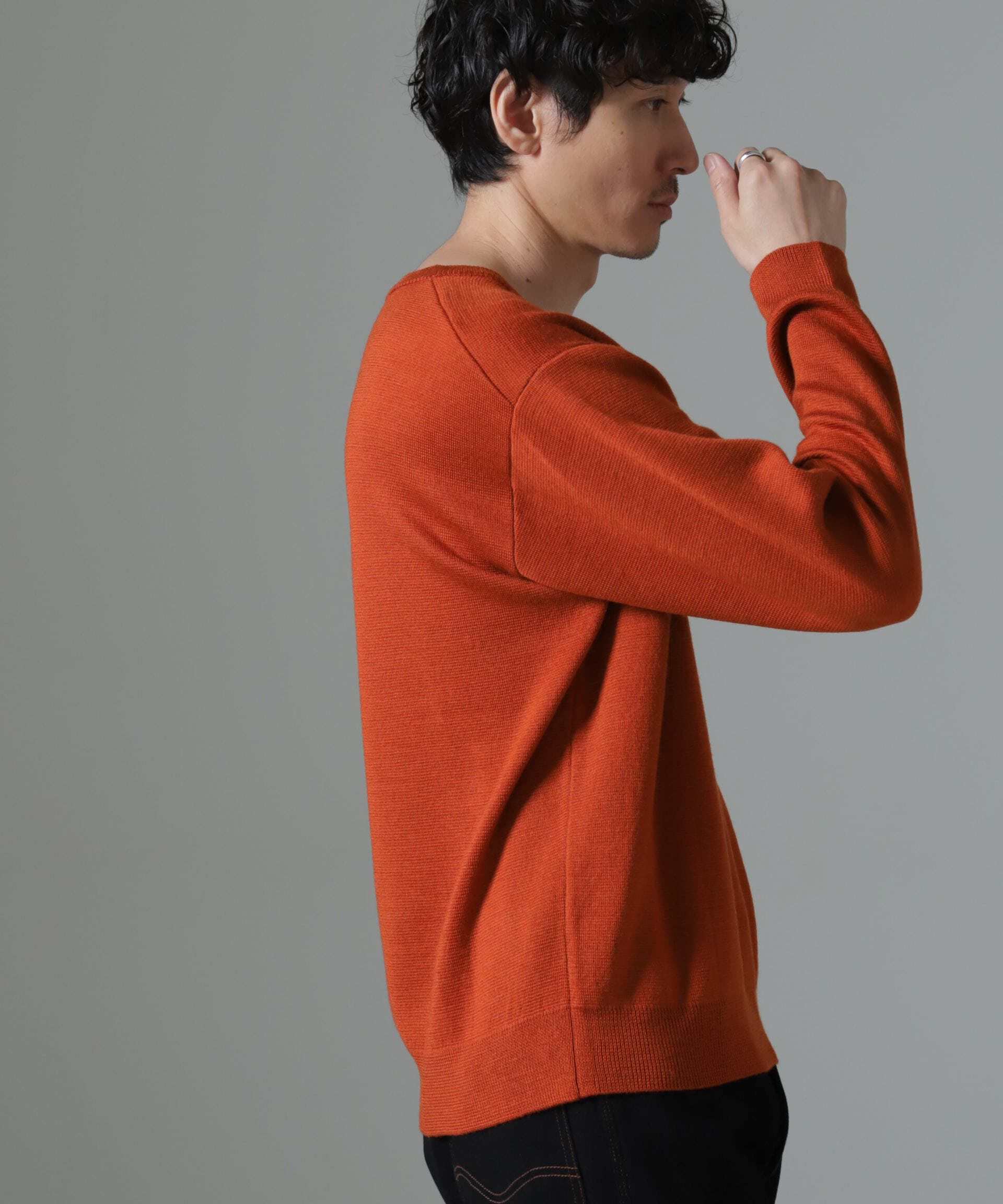 nano･universe「タスマニアミックス ミラノリブリラックスＶネックニット」|ニット・セーター|