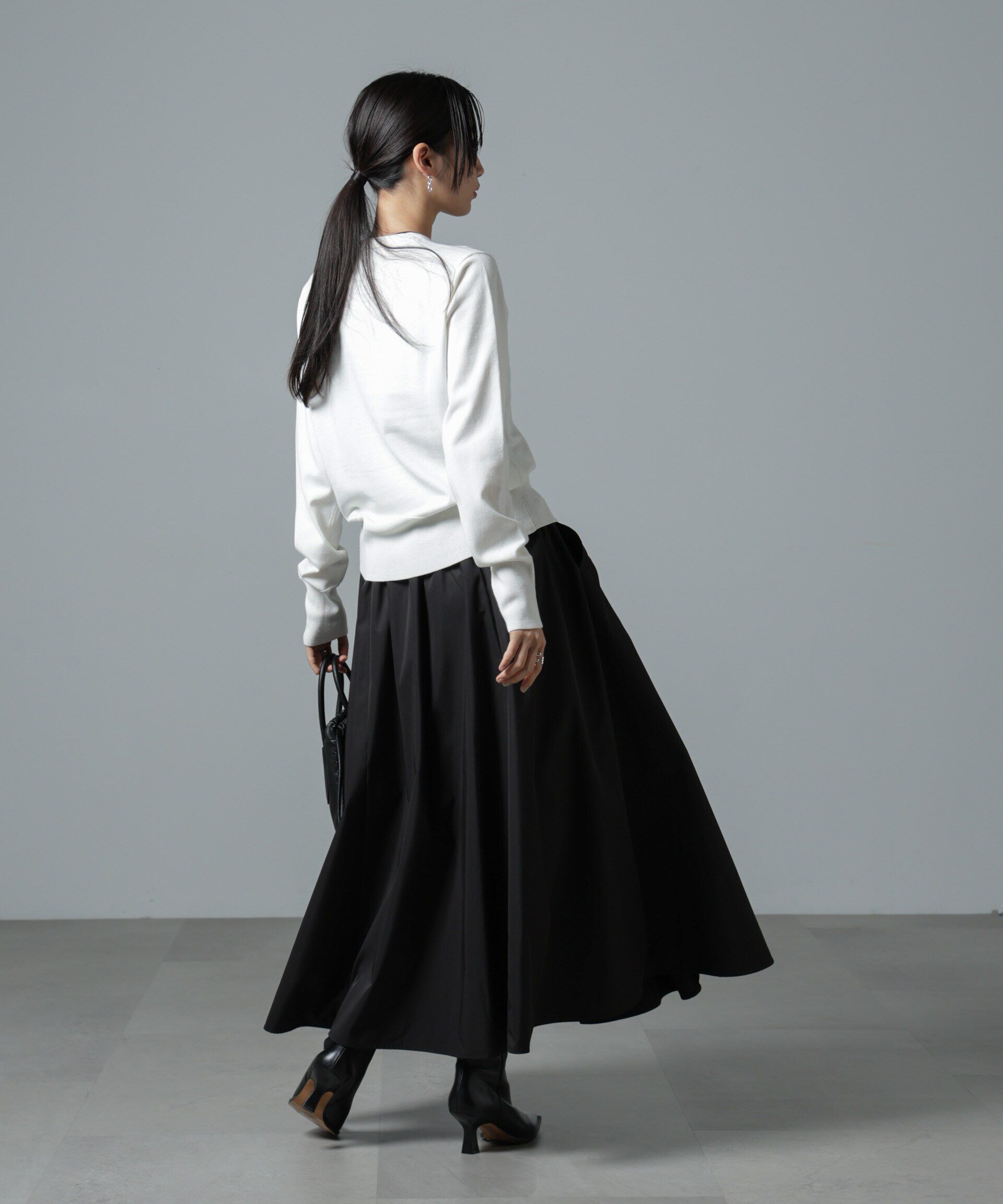 nano･universe「洗濯機洗可バンブーレーヨンニットプルオーバー」|ニット・セーター|