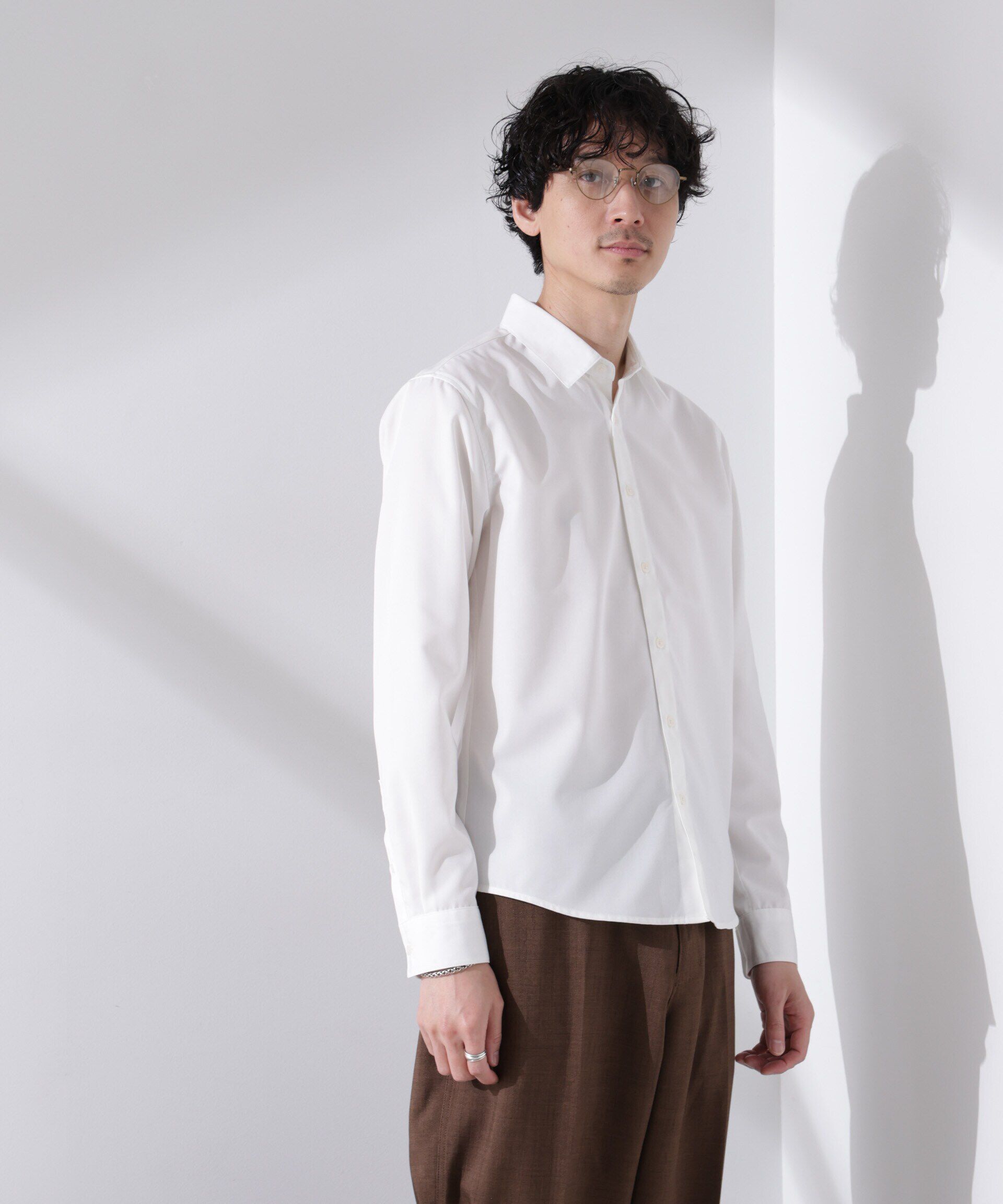 nano･universe「スタンダードレギュラーカラーシャツ/長袖」|シャツ・ブラウス|