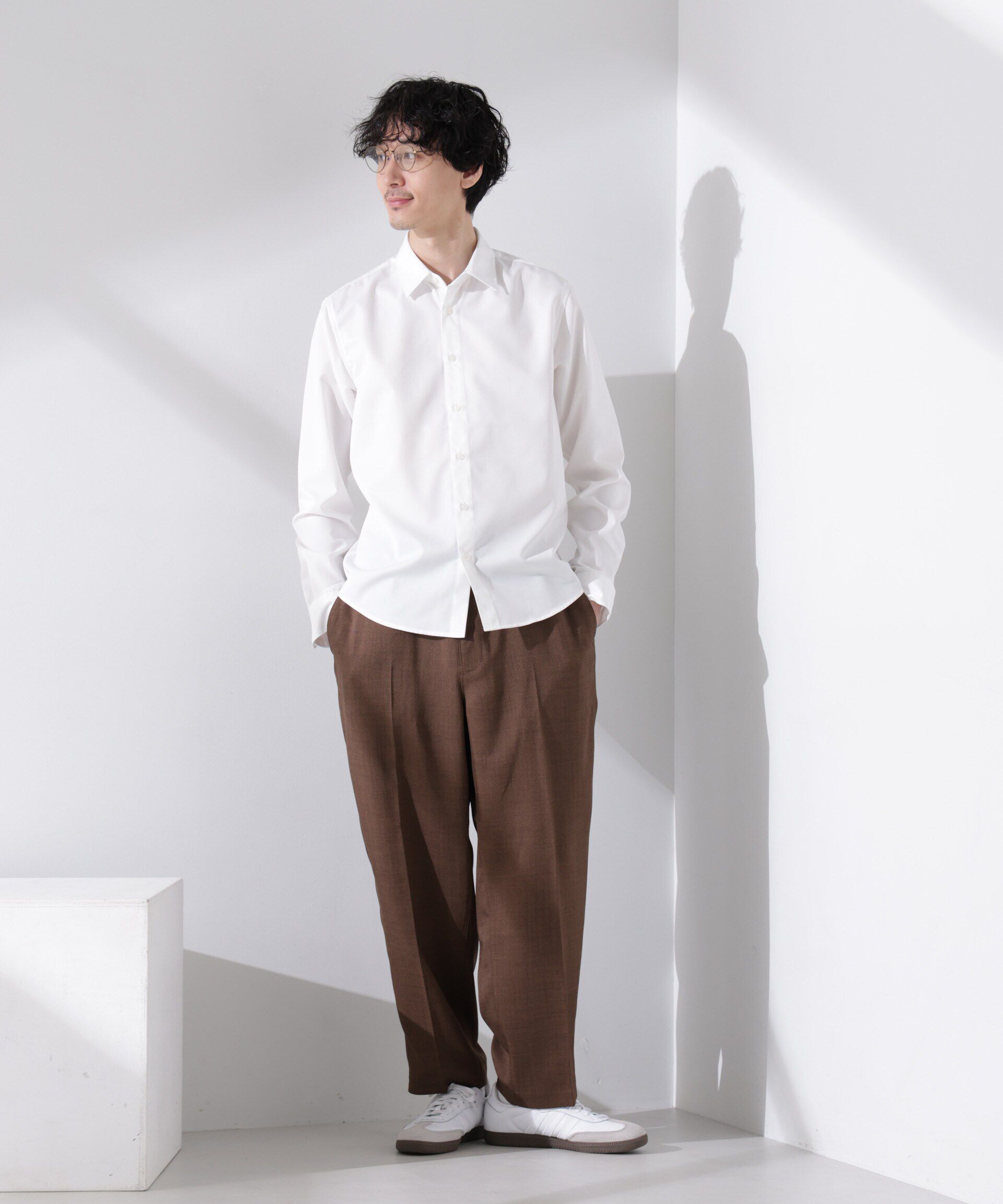 nano･universe「スタンダードレギュラーカラーシャツ/長袖」|シャツ・ブラウス|