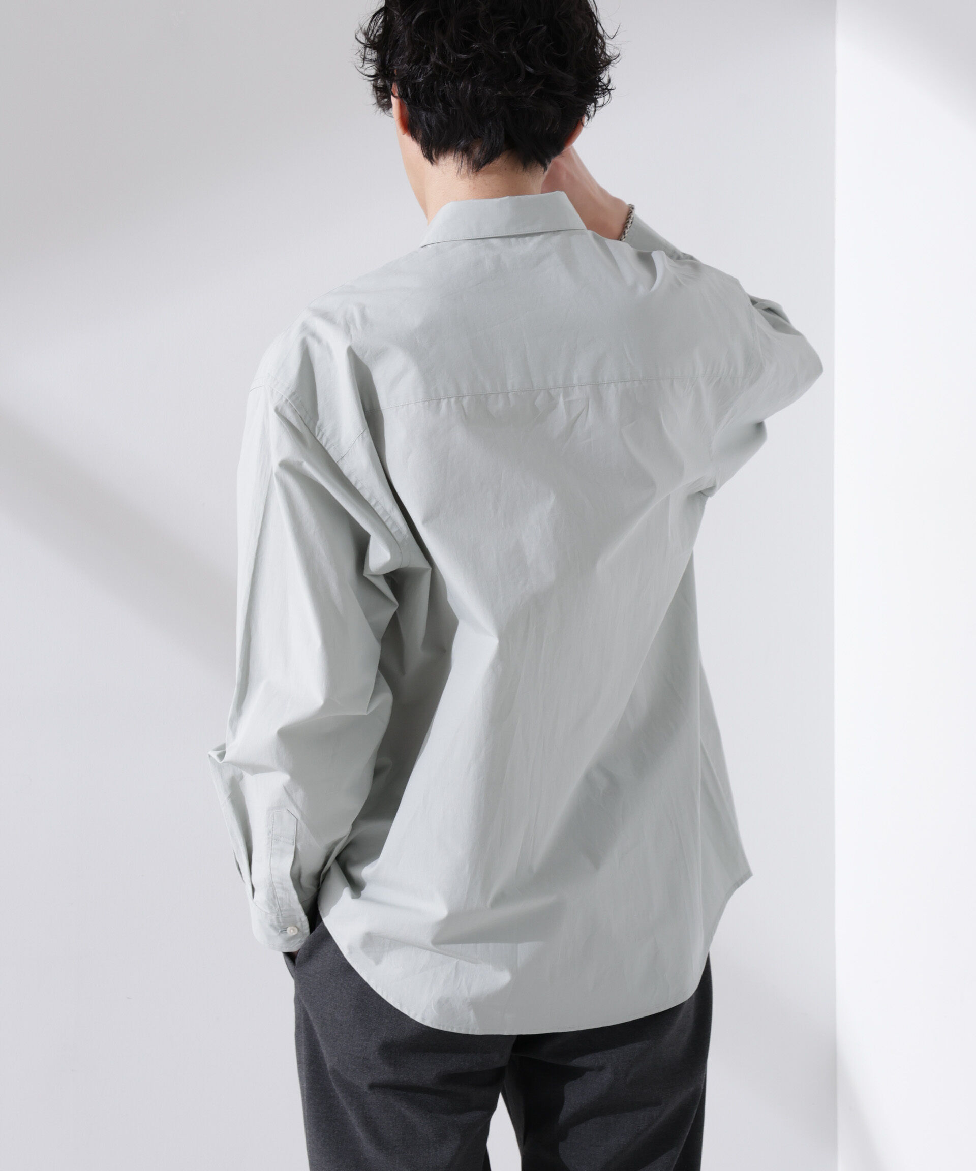 nano･universe「「大人のワイドシャツ」レギュラーカラー 長袖」|シャツ・ブラウス|