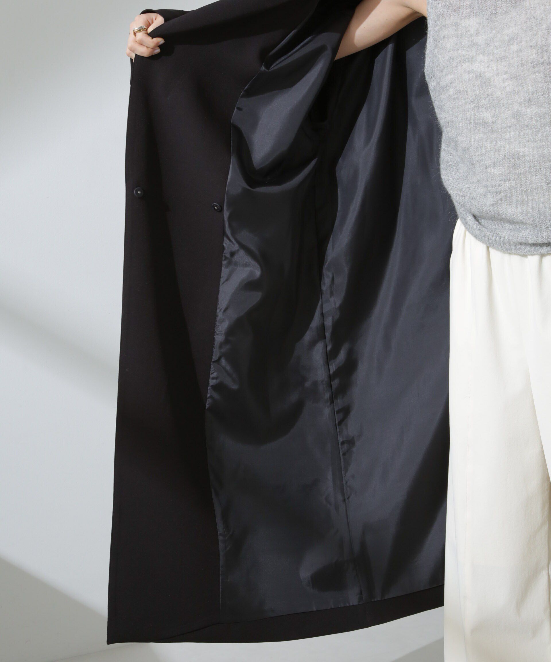 nano･universe「撥水&花粉ガードチェスターコート」|その他|