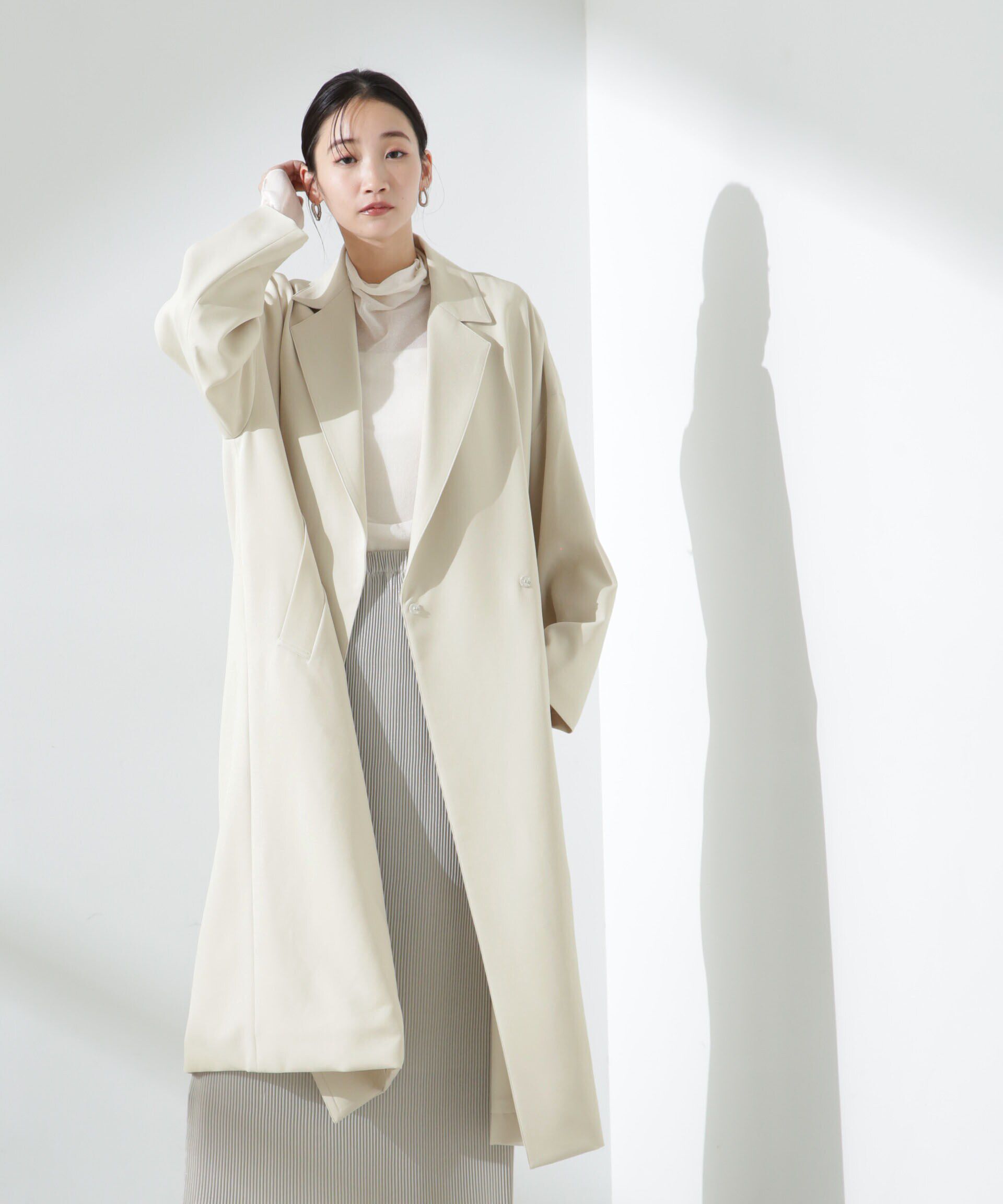 nano･universe「撥水&花粉ガードチェスターコート」|その他|