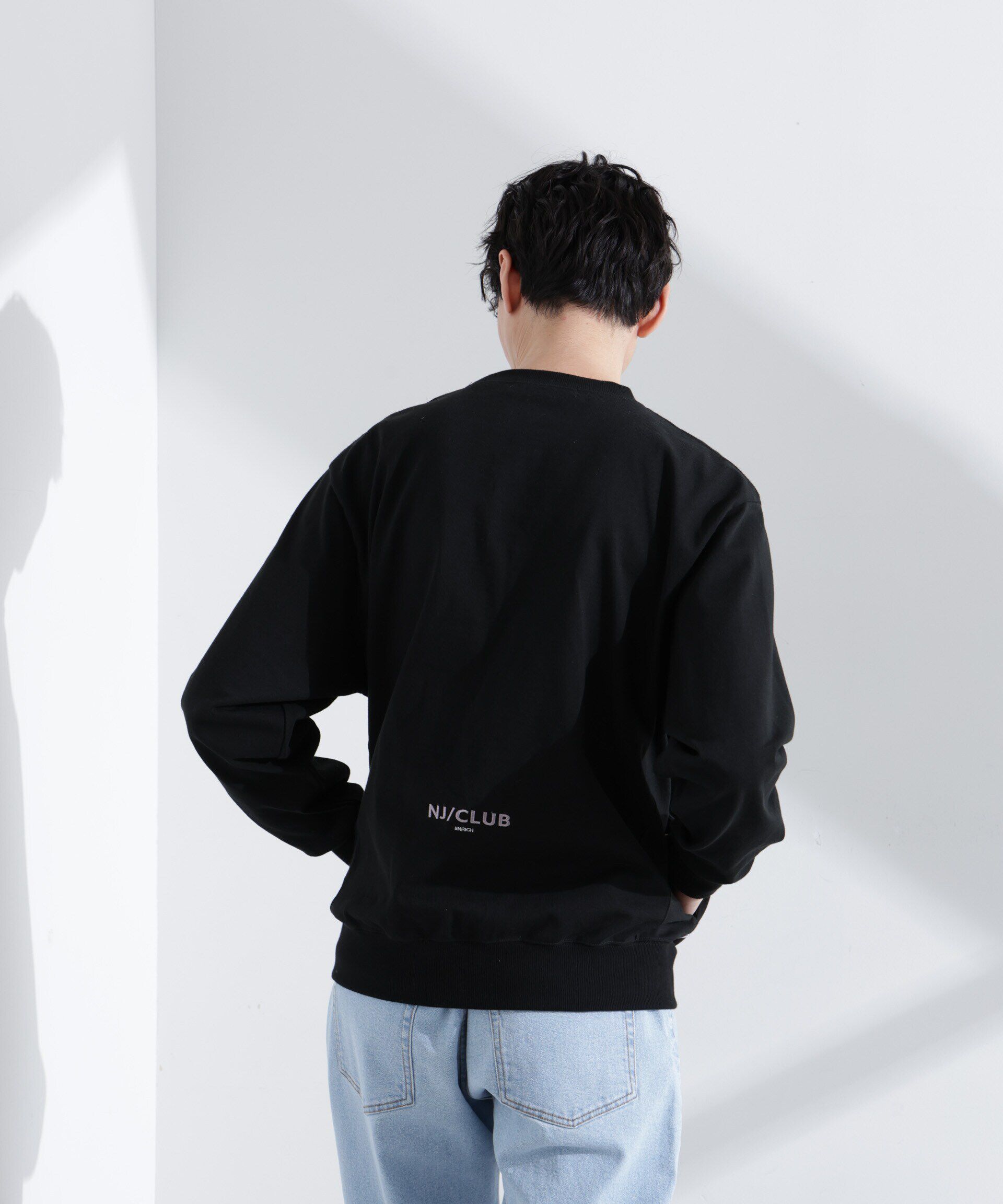 nano･universe「｢NJ/CLUB｣ USAコットン クルーネック スウェット（セットアップ可）」|Tシャツ・カットソー|