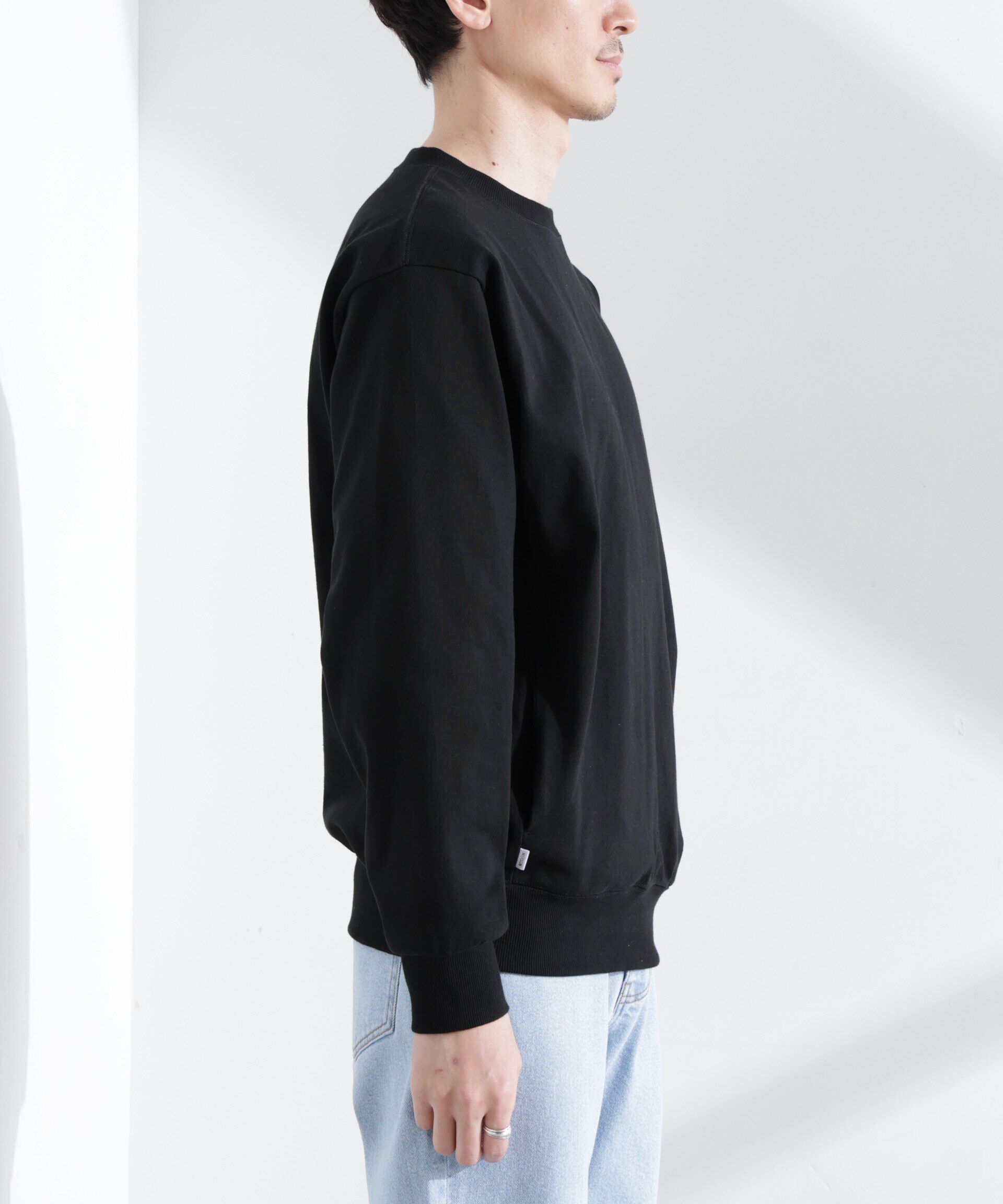 nano･universe「｢NJ/CLUB｣ USAコットン クルーネック スウェット（セットアップ可）」|Tシャツ・カットソー|