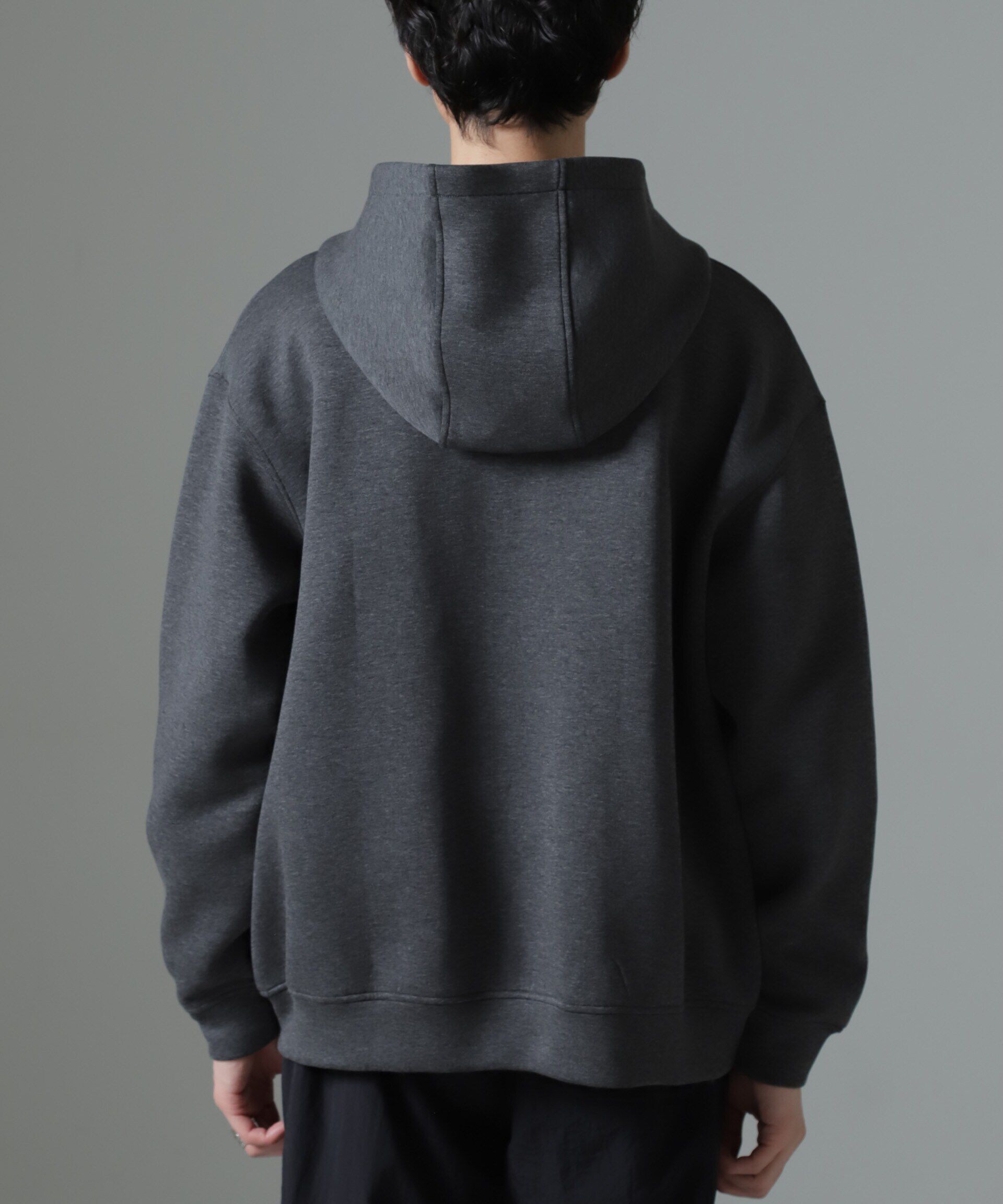 nano･universe「ボンディングボルドフィットフーディーブルゾン」|Tシャツ・カットソー|