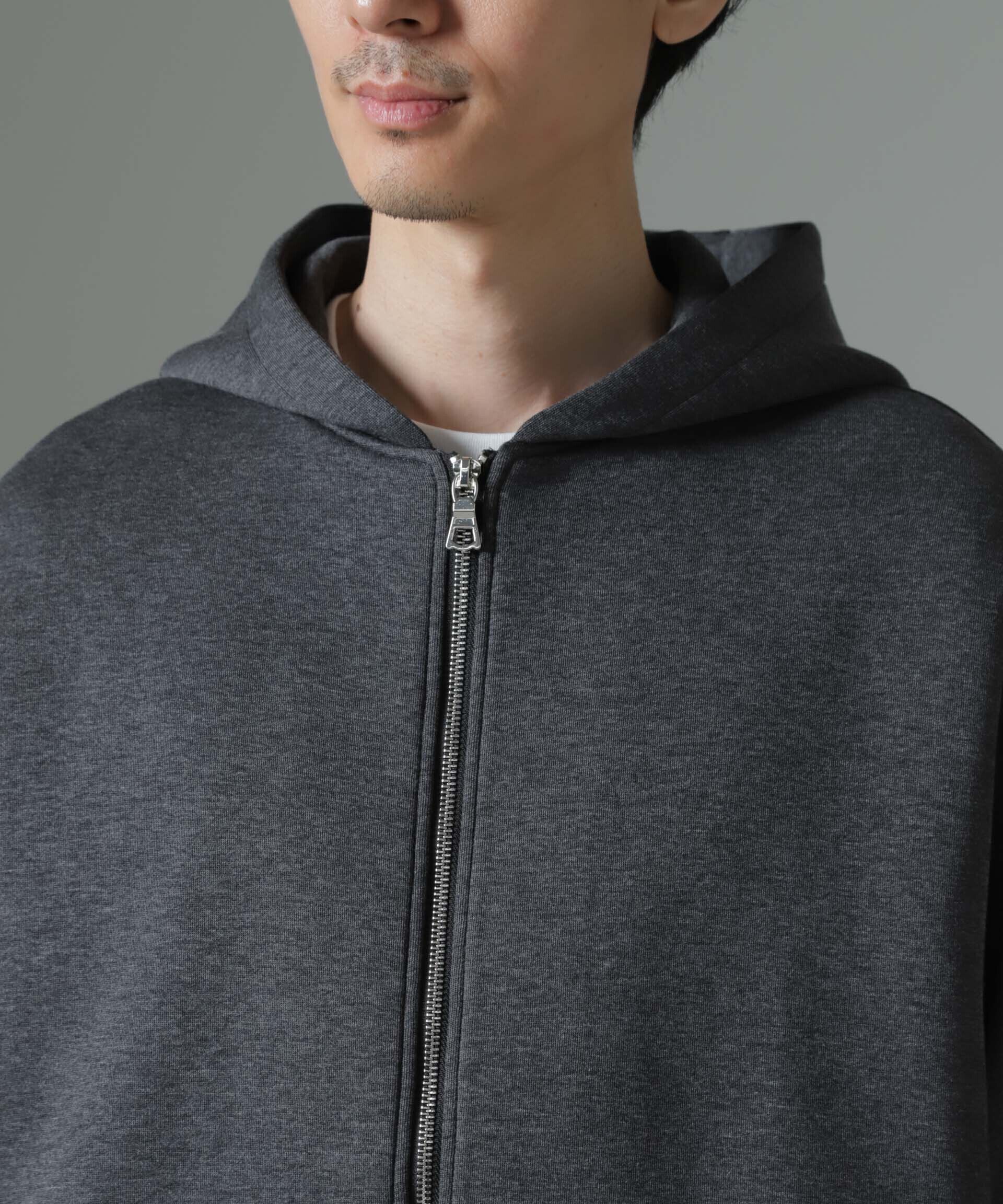 nano･universe「ボンディングボルドフィットフーディーブルゾン」|Tシャツ・カットソー|