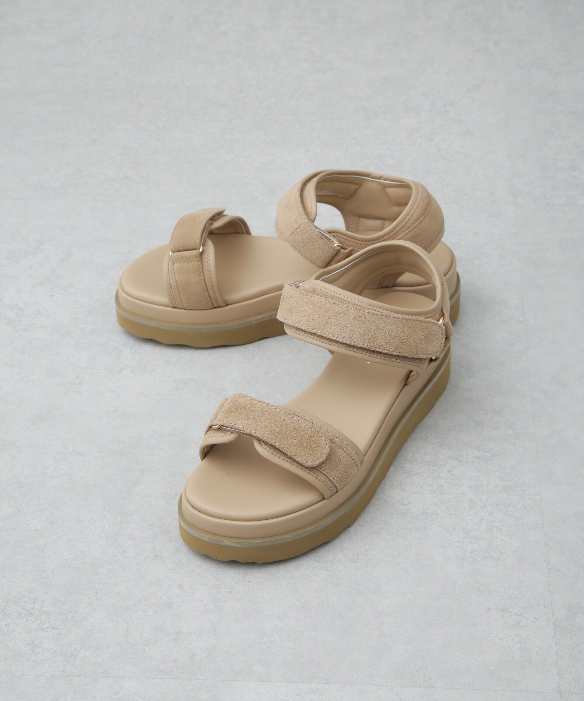 nano･universe「MOHI/スエードストラップサンダル」|サンダル|