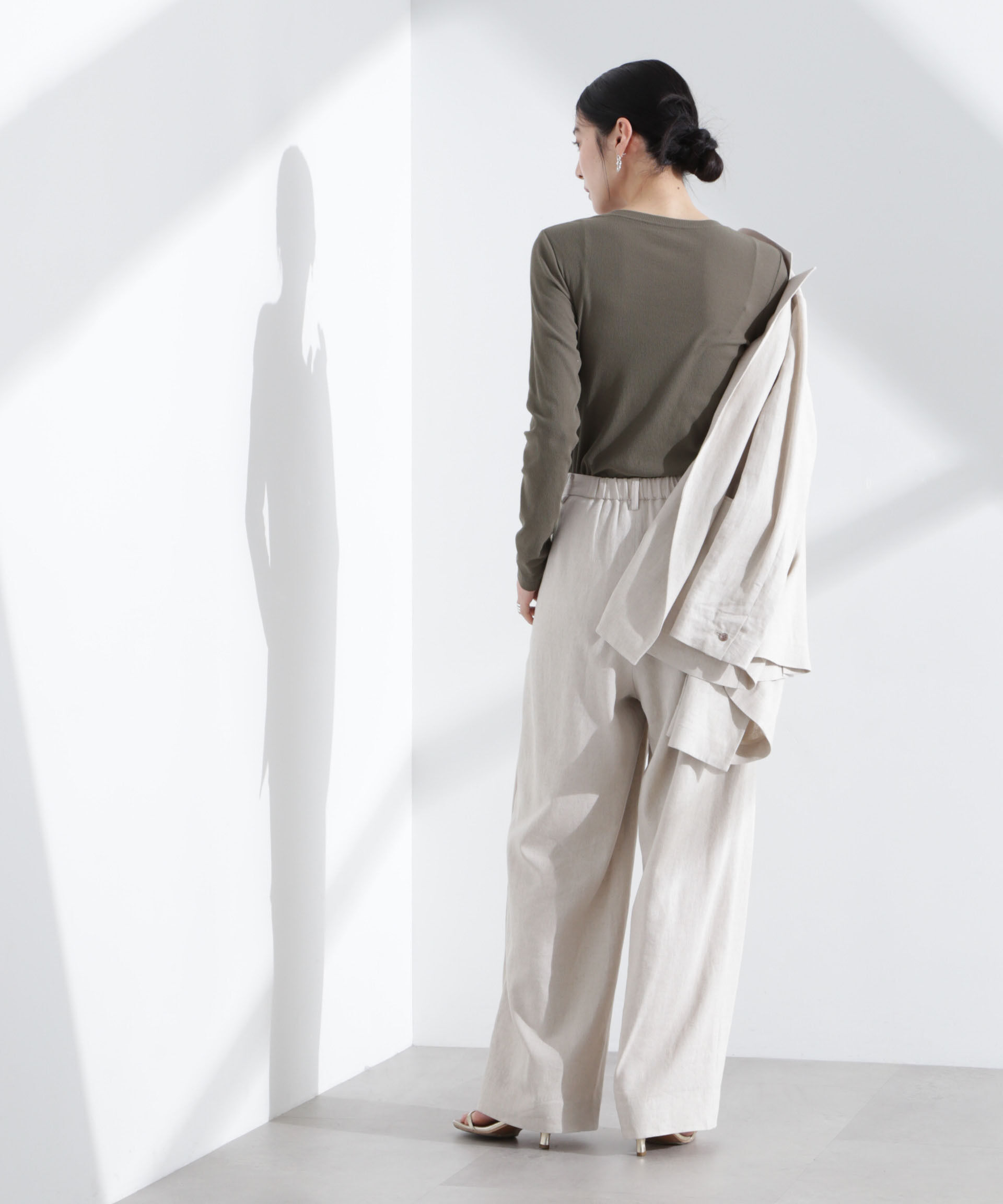 nano･universe「シアーリブヘンリーネックトップス」|Tシャツ・カットソー|