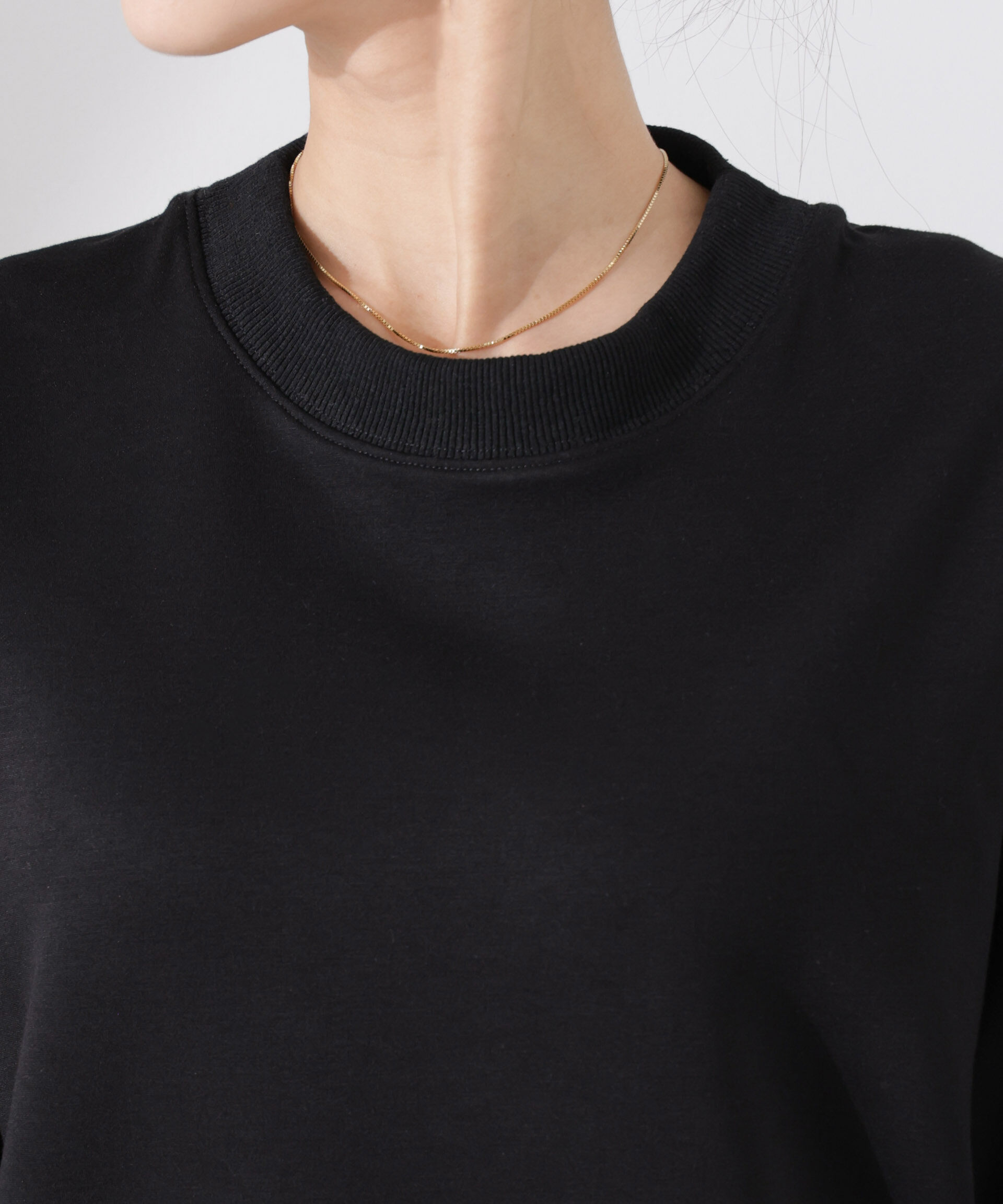 nano･universe「布帛コンビポンチカットトップス」|Tシャツ・カットソー|