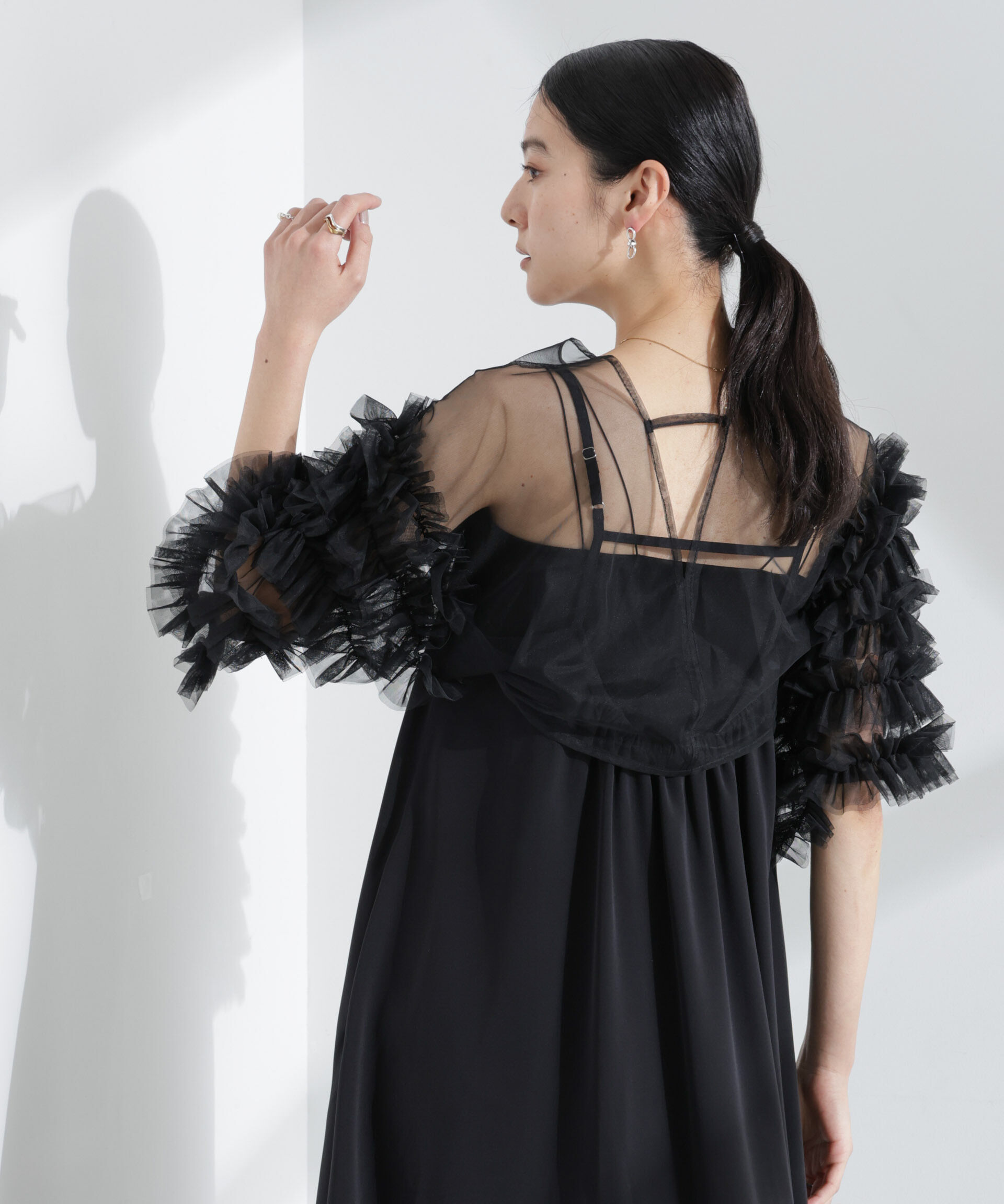 nano･universe「troisieme chaco/チュールボレロ」|シャツ・ブラウス|